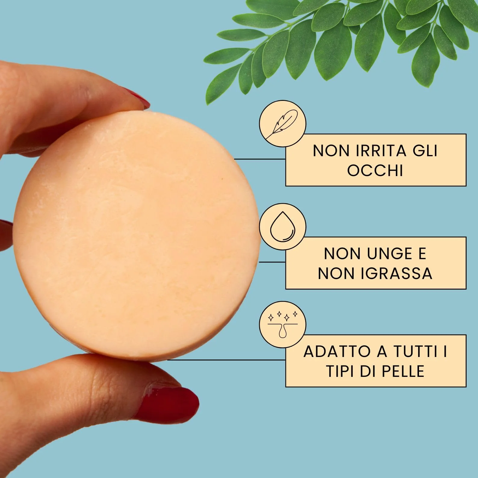 Enooso Balsamo Struccante Solido Waterproof Viso e Occhi con Bakuchiol, Vitamina E, Olio di Moringa e Cocco, 50g