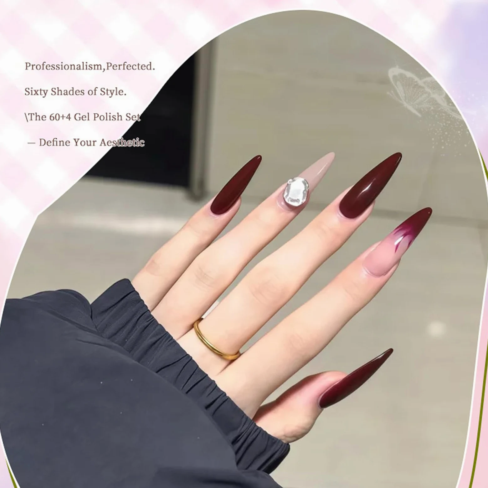 Set Smalto per Unghie Gel 60 Colori Duraturo Asciugatura Rapida Forniture | Smalto Gel Per Unghie Per Festival Manicure Salon Casa Viaggio Matrimonio Nuziale Spa Cura Party Vacanza