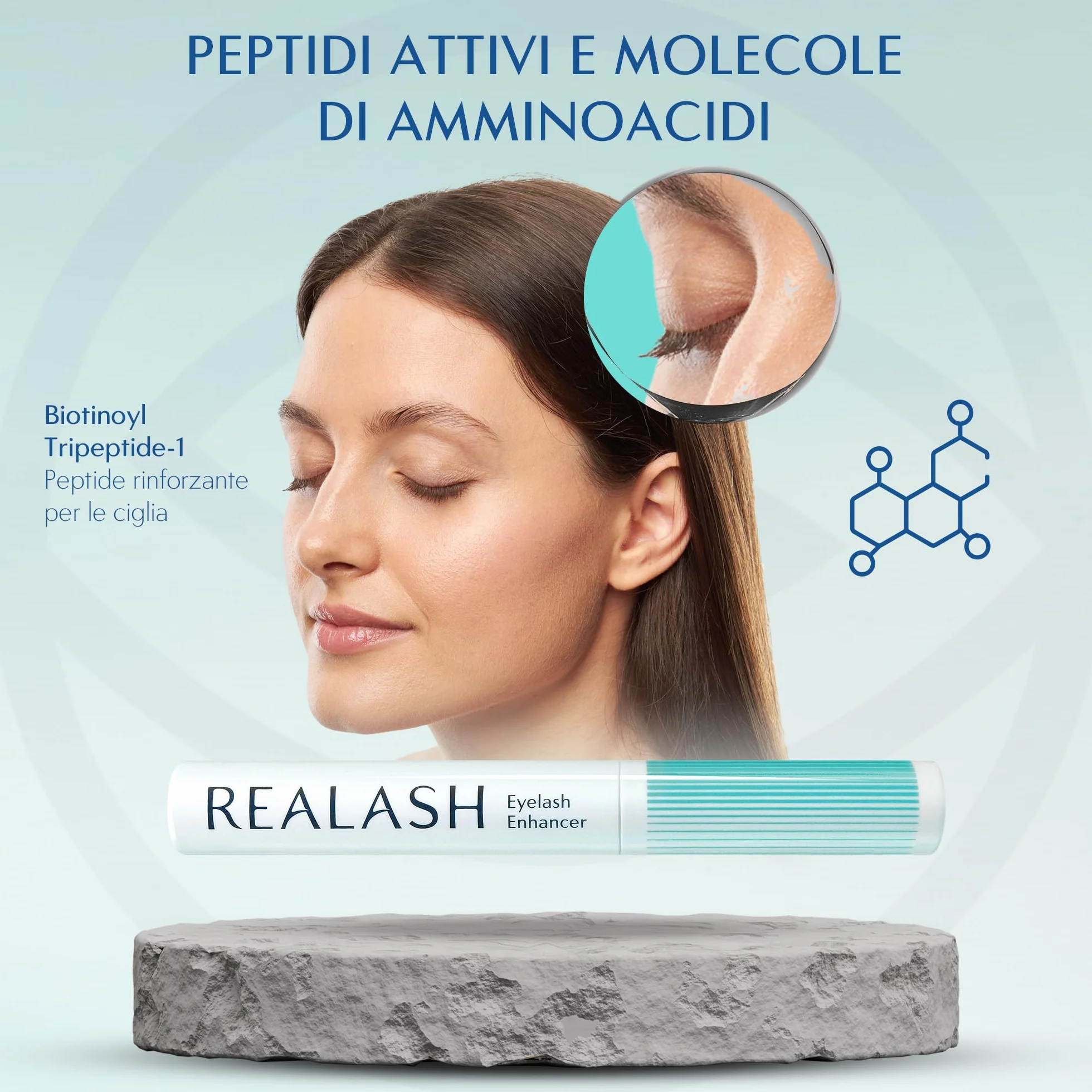 ORPHICA Realash Siero Ciglia Allungante 3 ml – Lash Serum Booster per Crescita Intensiva