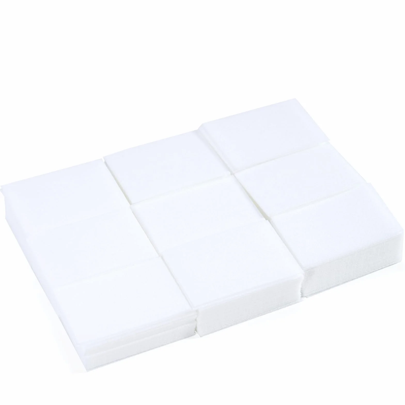 630 Pezzi Pad Unghie per Sgrassare, Dischetti Cotone Senza Pelucchi per Pulizia Unghie e Gel (Bianco)