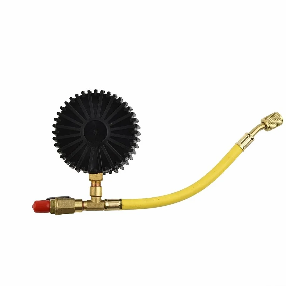 Manometro azoto HVAC per condizionatori d'aria con connettore SAE 1/4 e intervallo pressione 1-60 bar