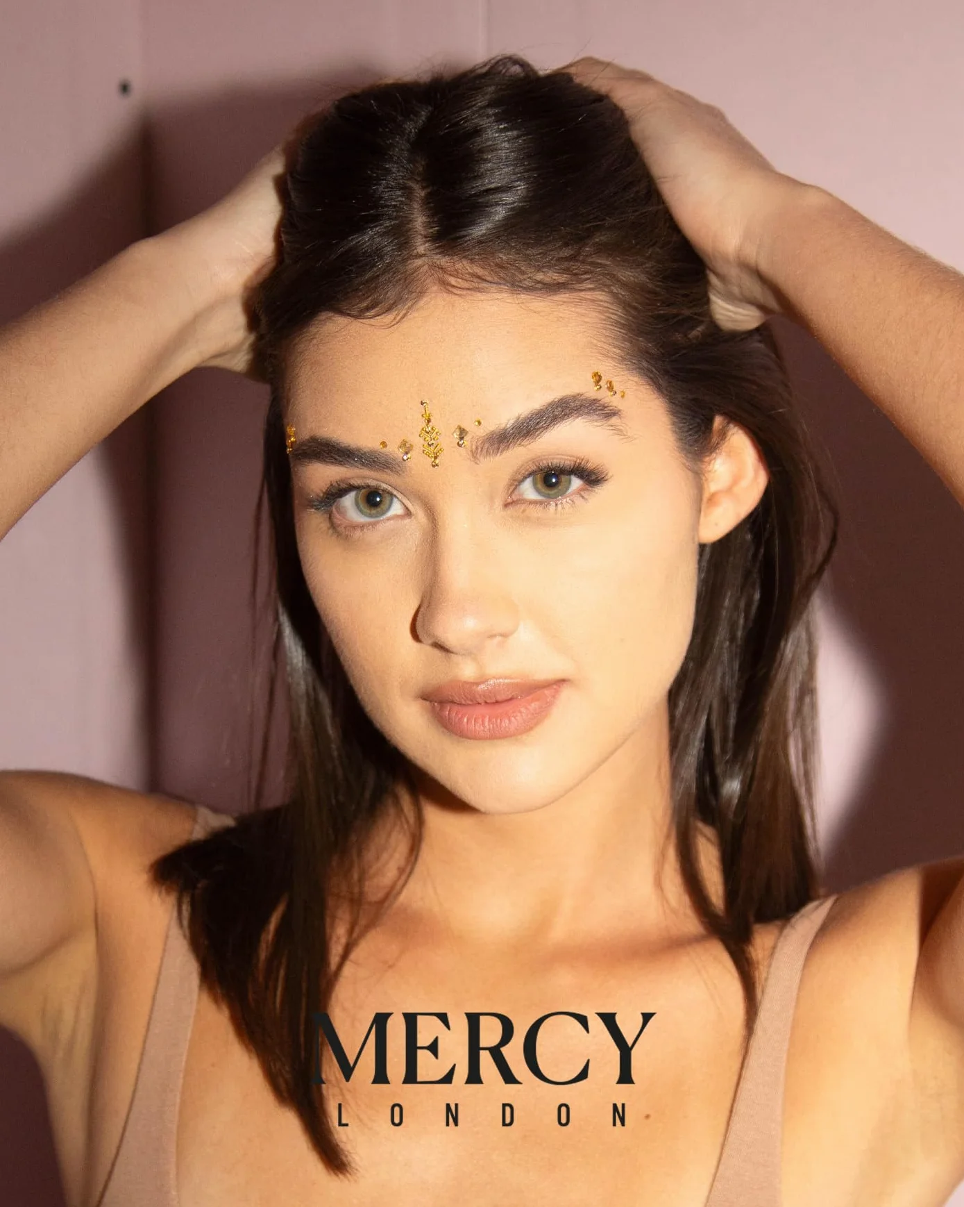 Priyanka Gold Bindis ✮ Mercy London, gioielli indiani per il viso, in oro, argento, confezione multipla