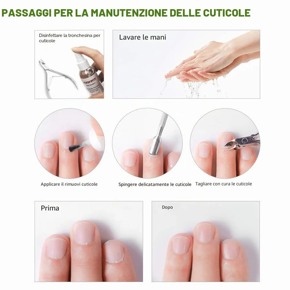 BEZOX Tronchesino per cuticole in acciaio inossidabile taglio netto liscio