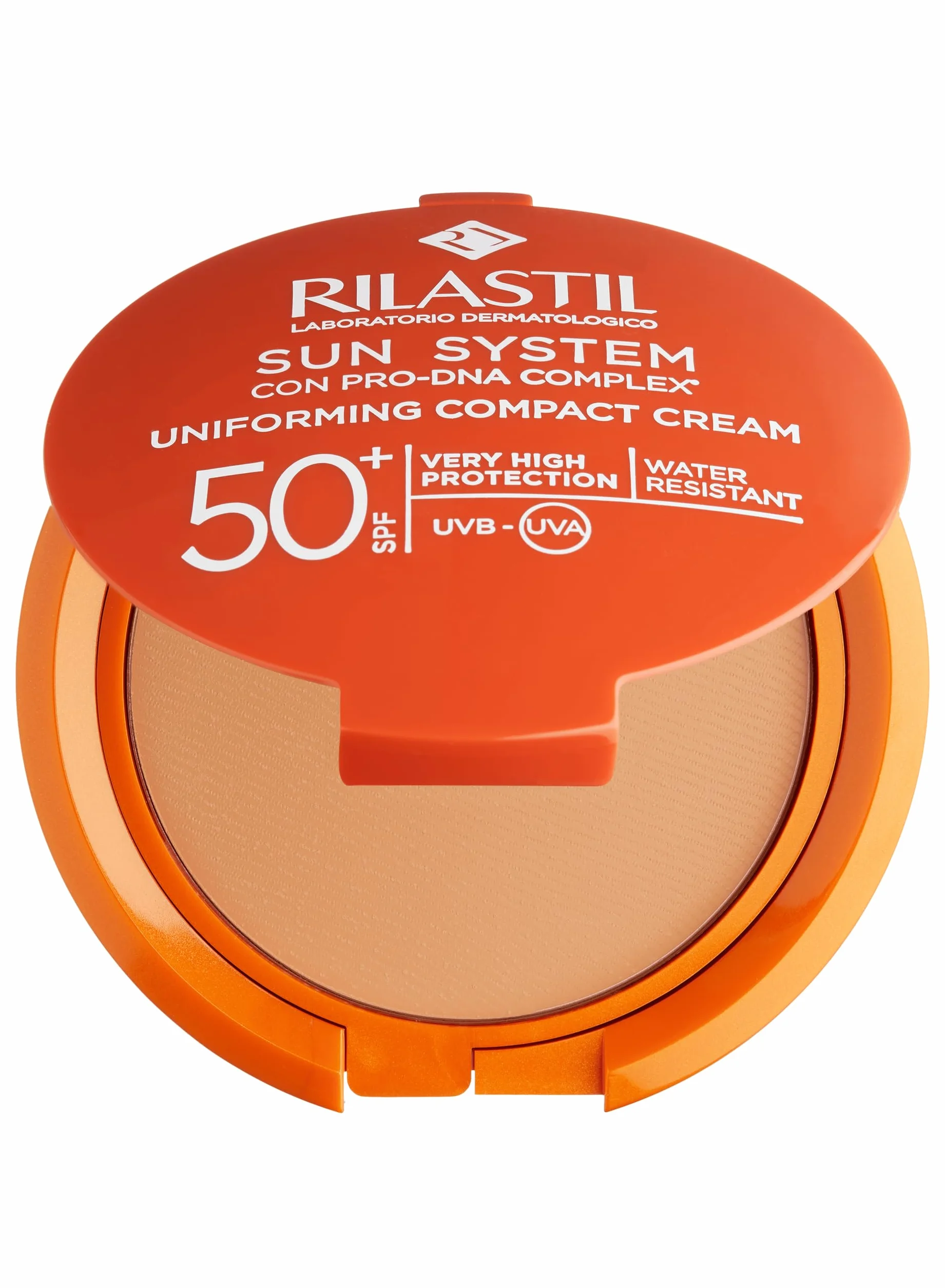 Rilastil Sun System Base Compatta SPF 50+ Corregge Imperfezioni Unifica Tono Resistente Acqua