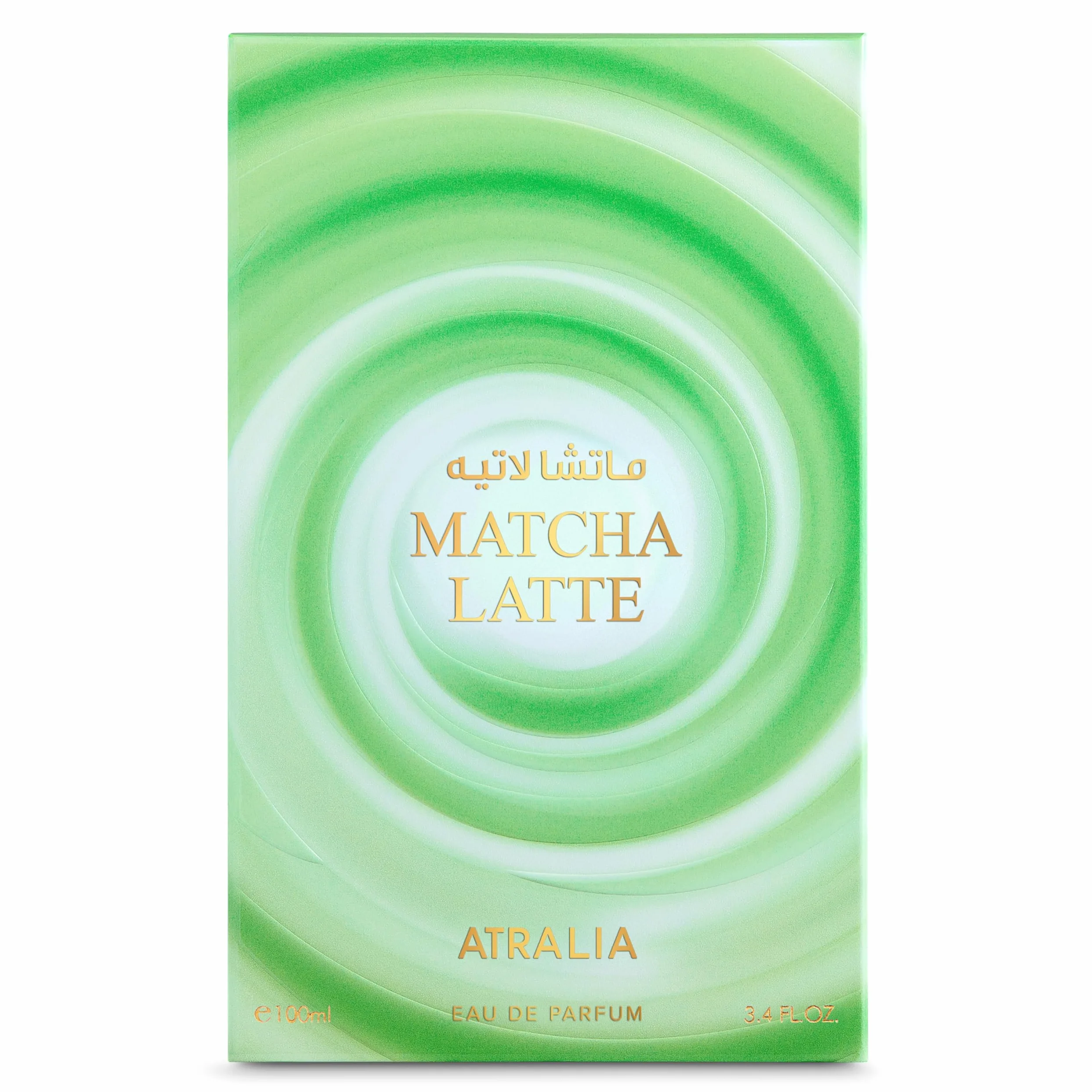 Atralia Matcha Latte Eau de Parfum – Profumo dolce e di lunga durata ispirato al tè Matcha con vaniglia, caramello e fave tonka – fragranza unisex unica, da indossare tutti i giorni e come regalo