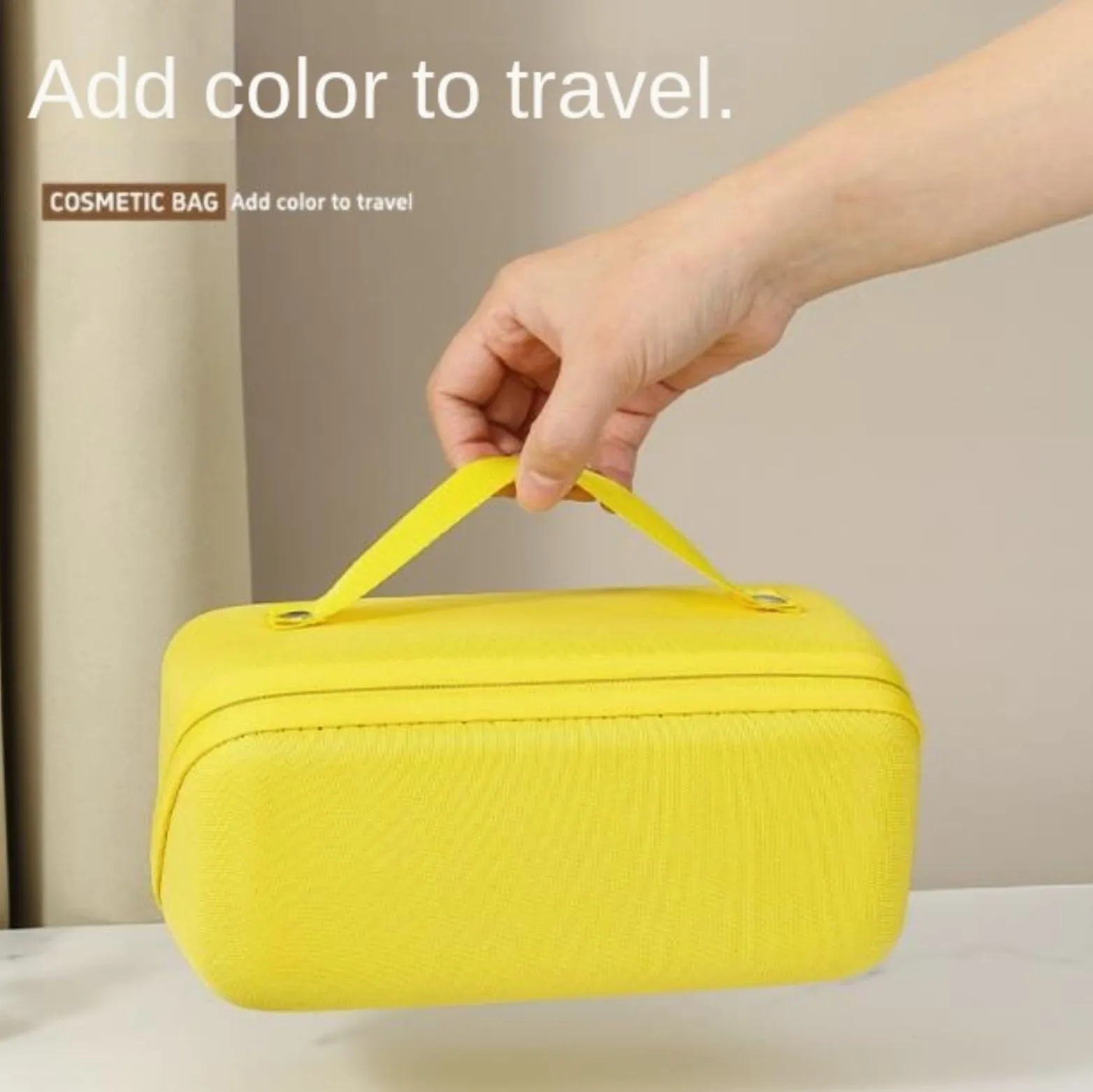 Organizzatore Smalto per Unghie Scatola Portaoggetti Portatile for Smalti, Cosmetici E Gioielli Toletta Trucco(White)
