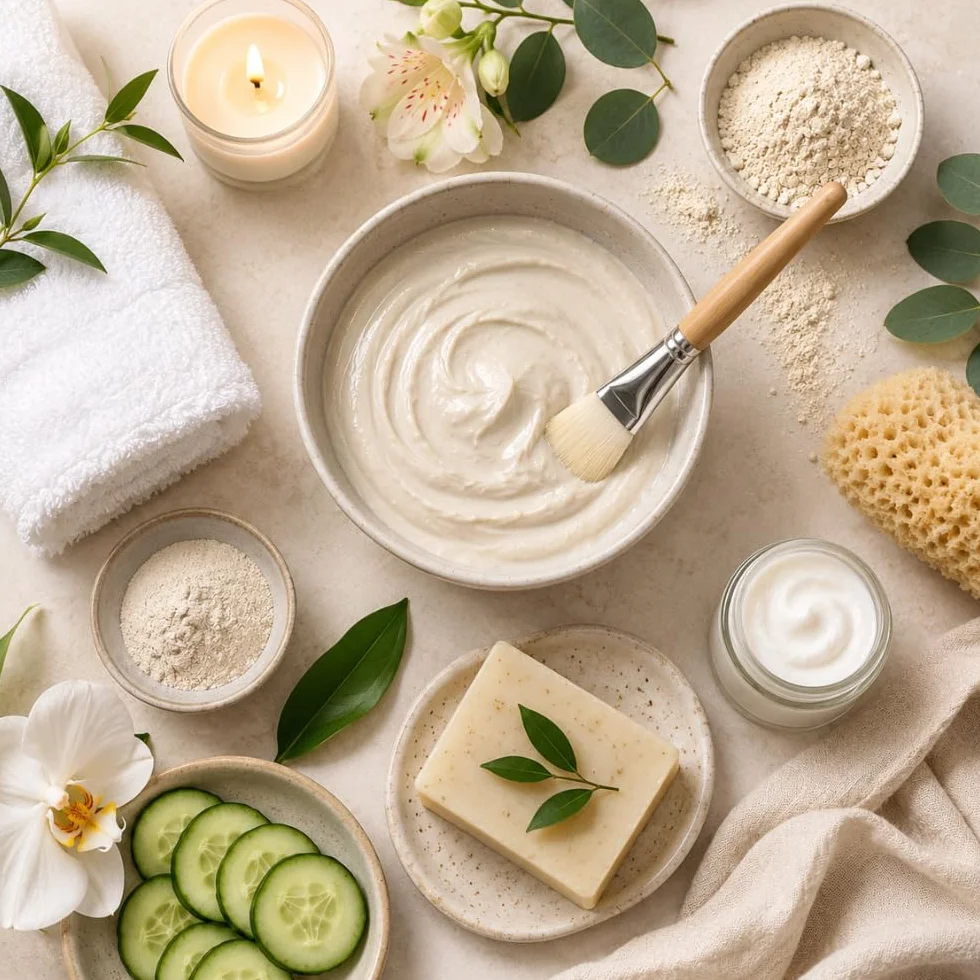 Argilla Bianca di Kaolin | 500 gr | Per la Cura della Pelle e dei Capelli | Esfoliante e Lenitivo | Ringiovanisce, calma e ammorbidisce la pelle