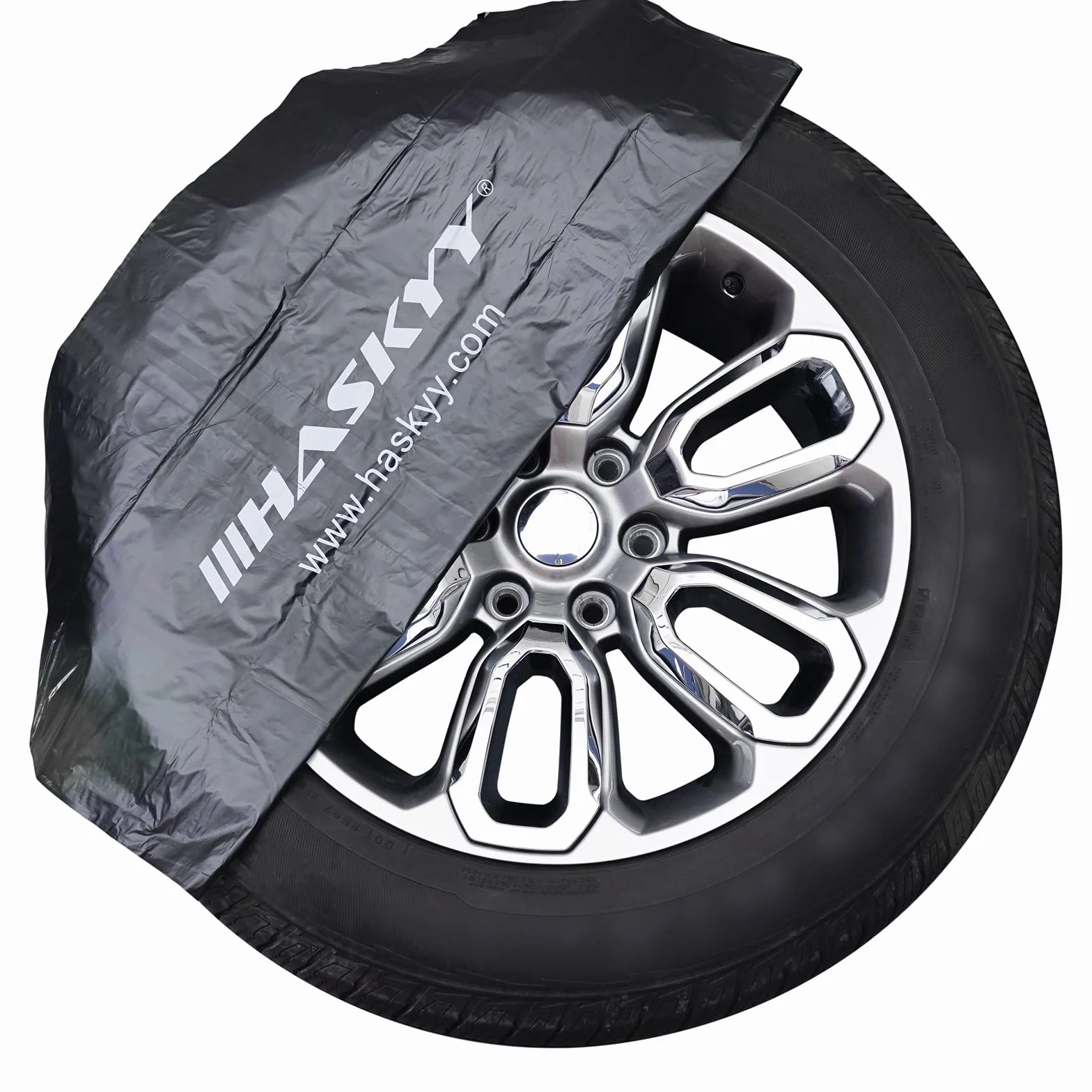 Set di 4 Borse per Pneumatici HASKYY XXL 110x110 cm fino a 22" NERO