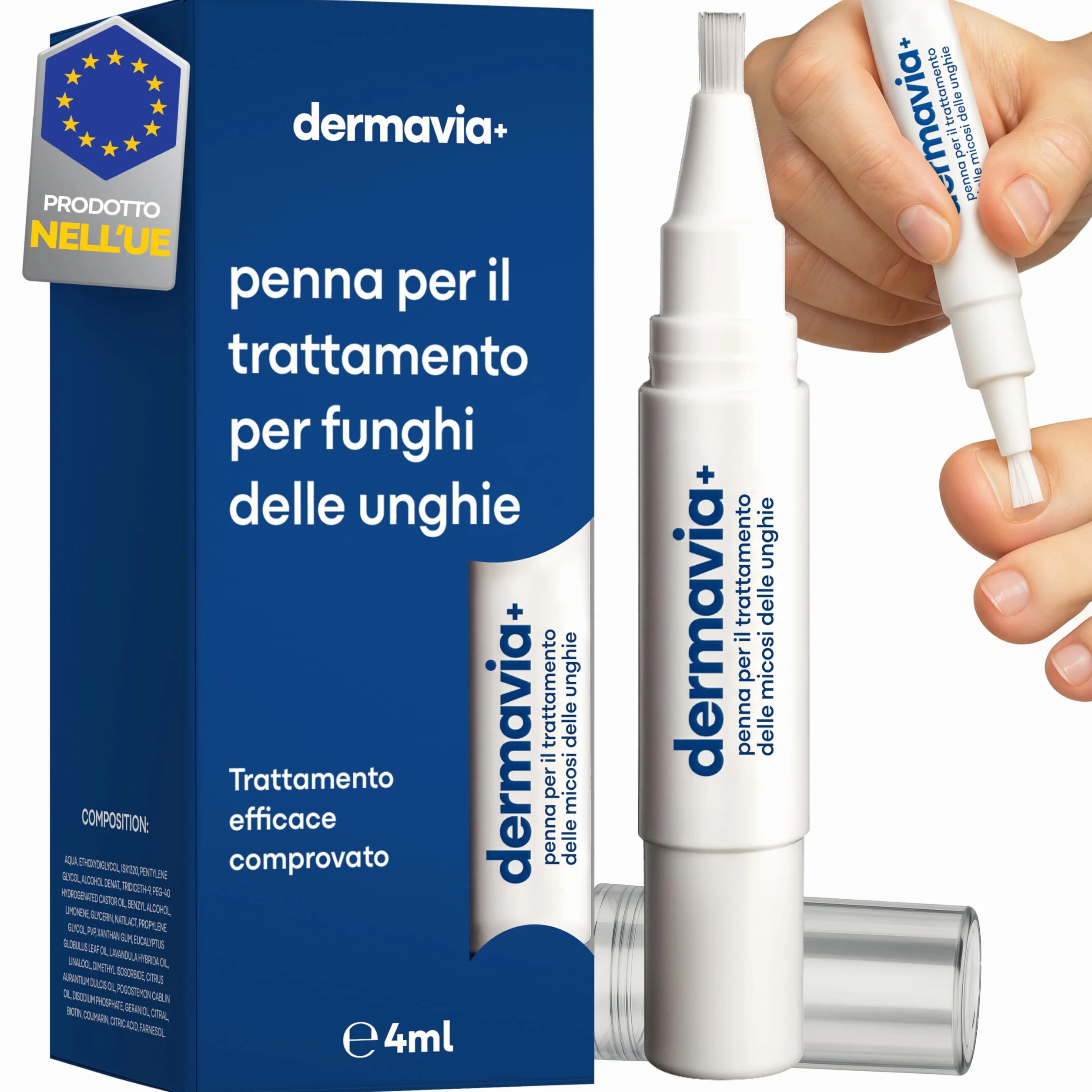 Trattamento per Funghi delle Unghie 4 ml Penna a Torsione per Piede d'Atleta