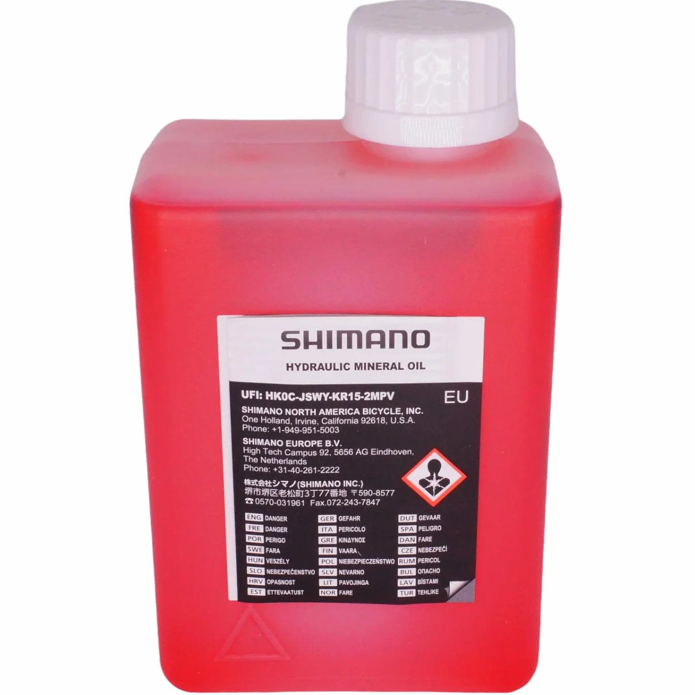 SHIMANO Olej mineralny do hamulców tarczowych, czerwony, ISMDBOIL05M