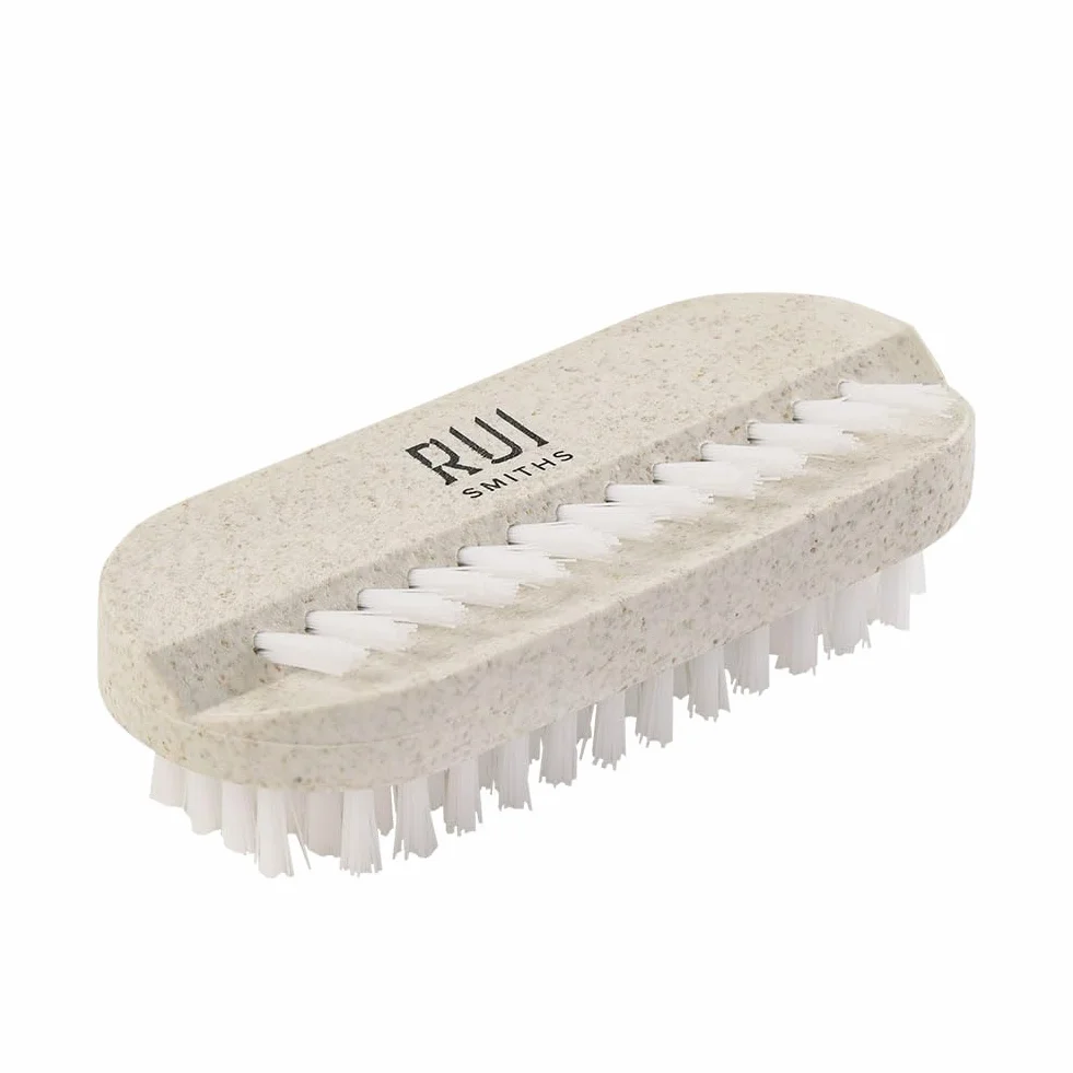 Rui Smiths CarbonConscious Spazzola per pulizia unghie setole 2 lati manicure pedicure bioplastica paglia grano