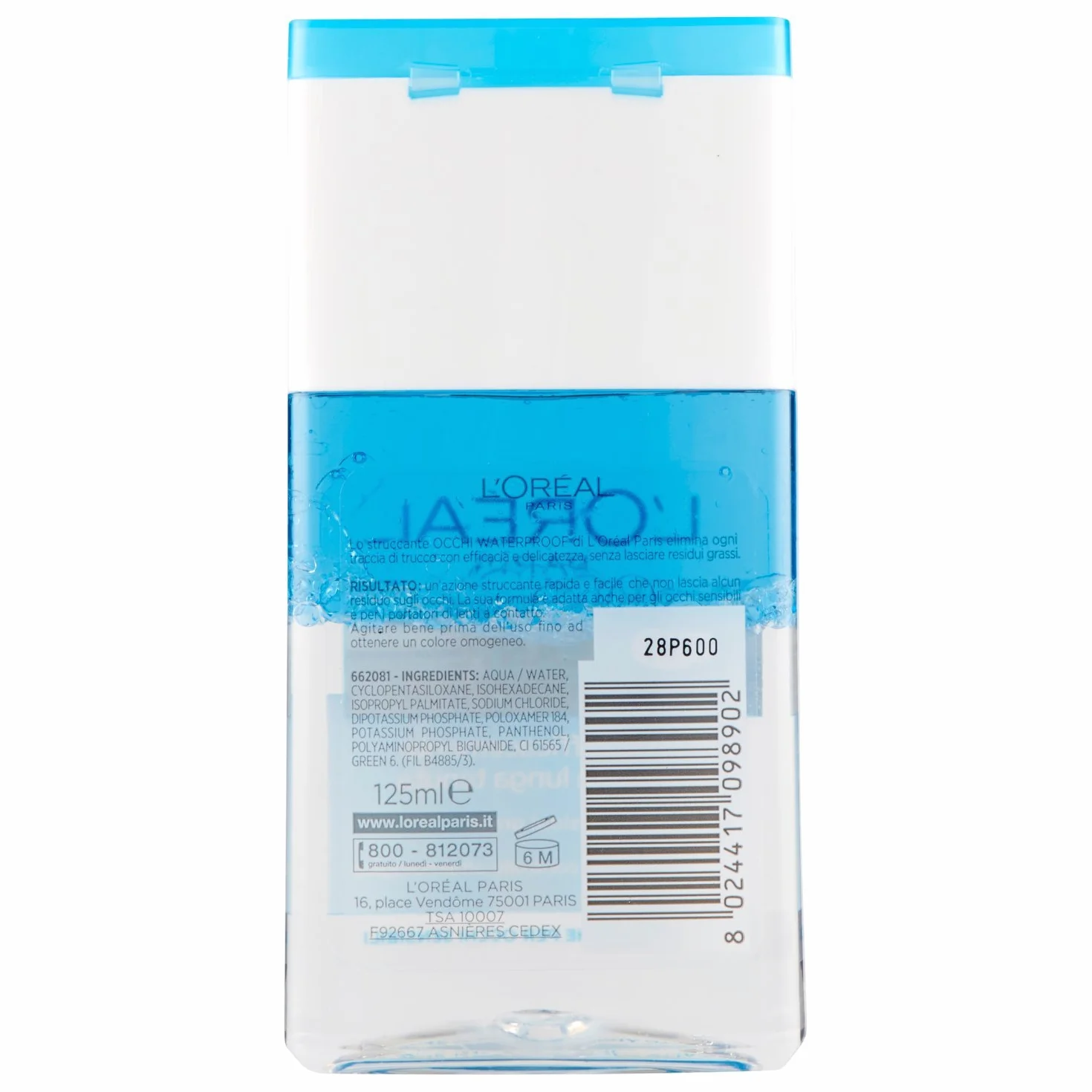 L'Oréal Paris Struccante Occhi Waterproof 125 ml