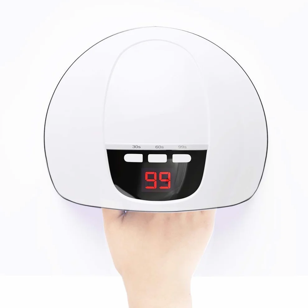 ANGNYA 54W Lampada Unghie LED UV Professionale per Manicure/Pedicure, Sensore di Avvio Automatico con La Possibilità di Impostare 3 Timer 30/60/99S