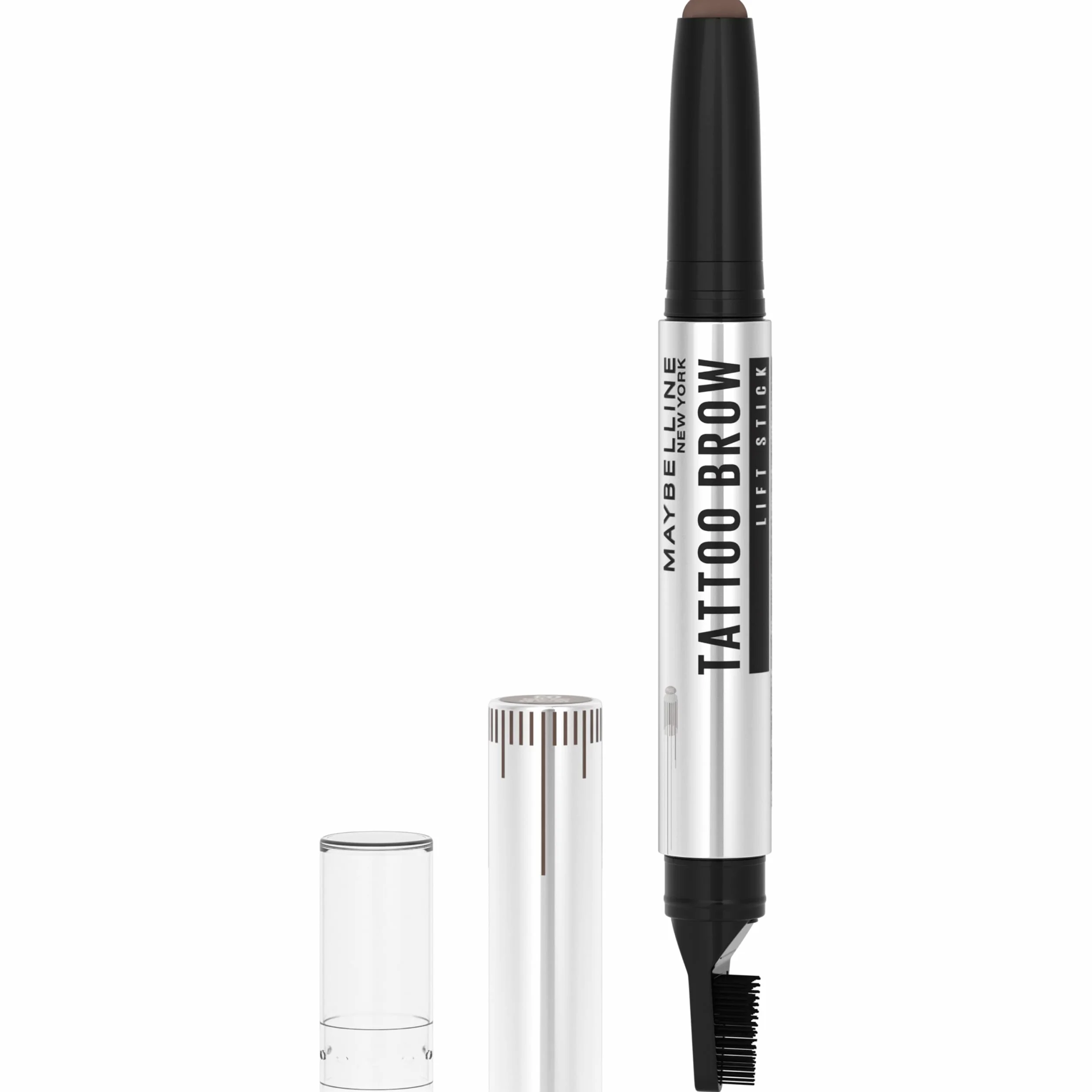 Maybelline New York Stick Sopracciglia Tattoo Brow Lift, Effetto Laminazione come da Salone fino a 24 H, Applicazione Facile e Veloce, Tonalità: 03 Marrone