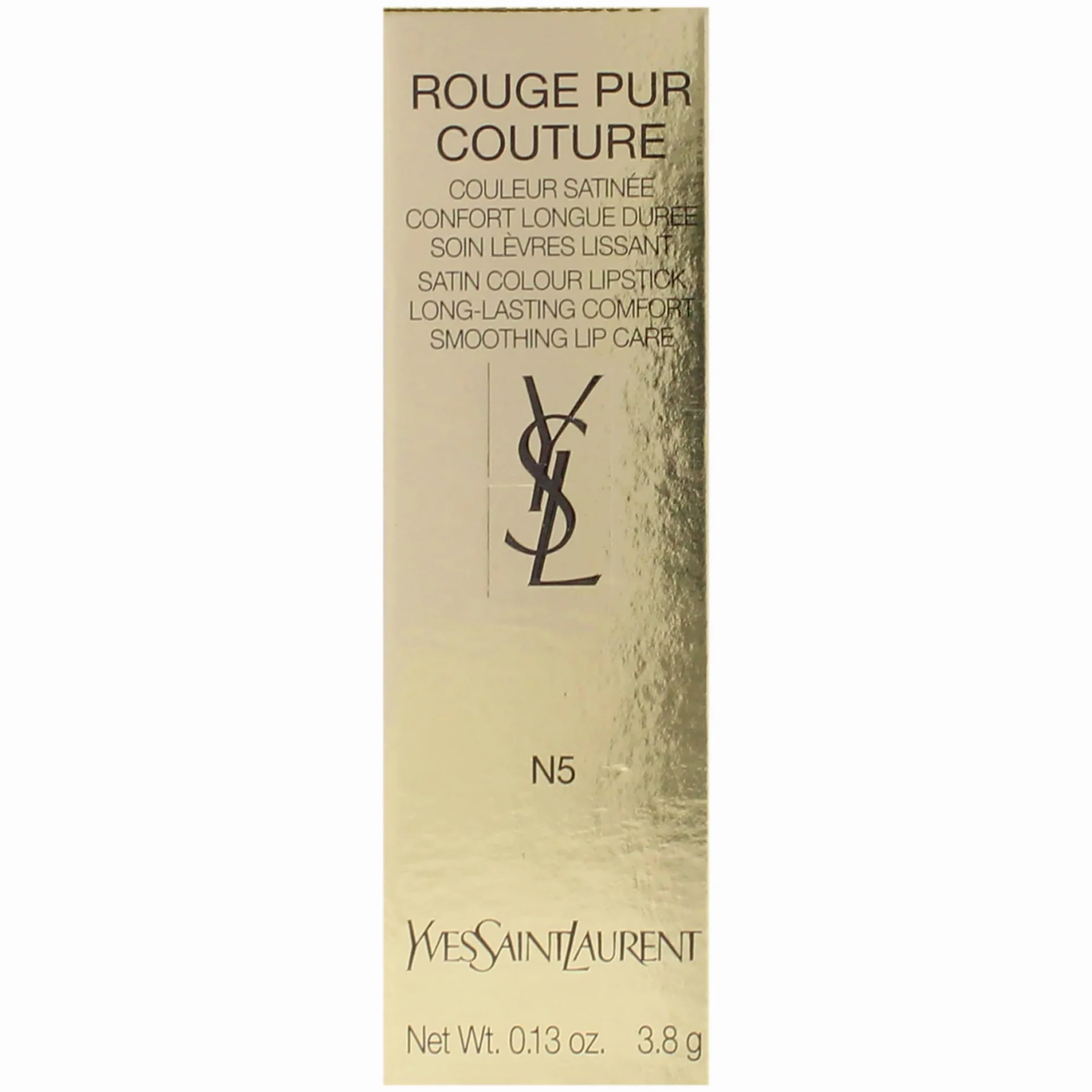 Rosso Puro Couture Satin Lipstick - N5 Tribute Nude by Yves Saint Laurent for Women - Rossetto da 0,13 oz