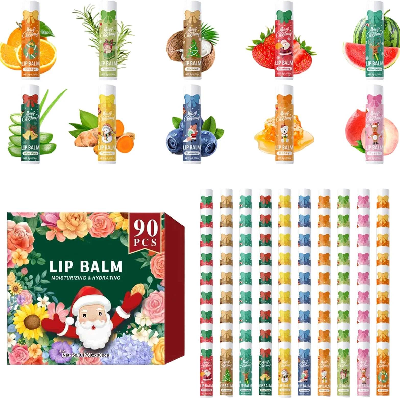Balsamo Labbra Idratante 90 Pezzi Stick Emolliente | Stick Per Le Labbra Per Donne Cura Quotidiana Viaggio All Aperto Lavoro Festa Serata Appuntamento Incontro Sociale Vacanza