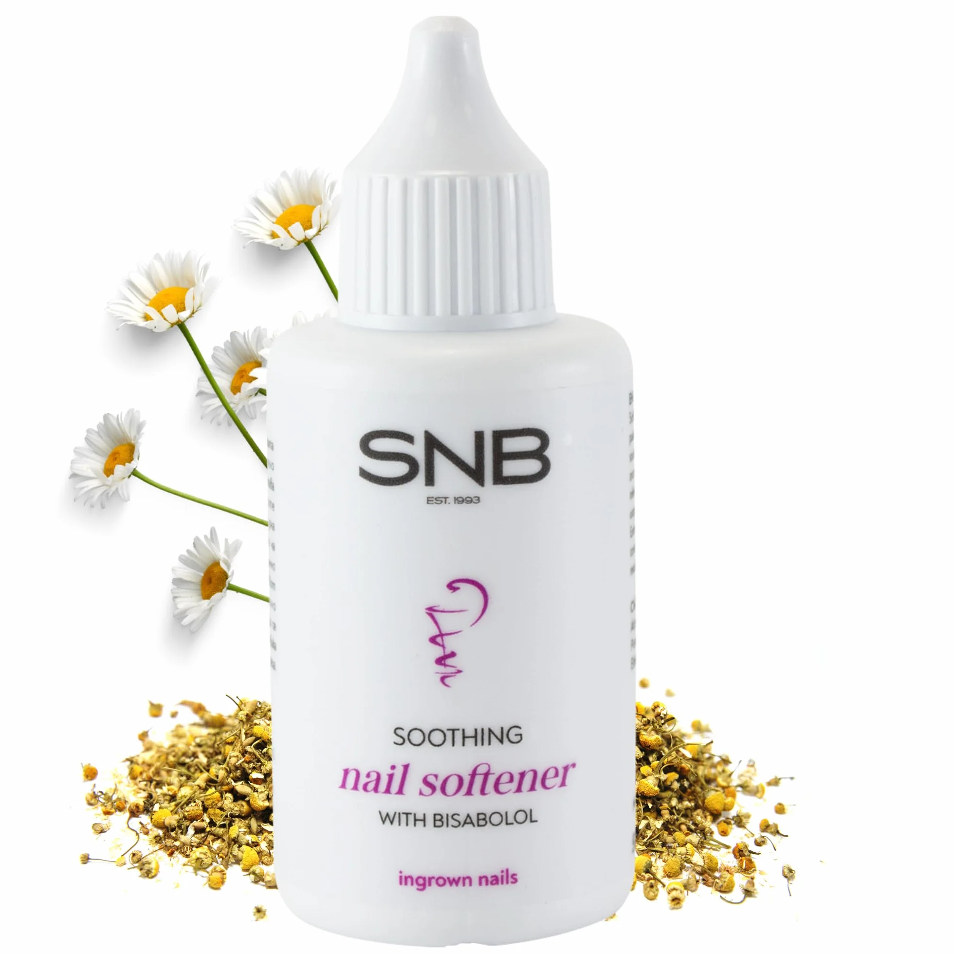 SNB Professional - Addolcitore per unghie con bisabololo, 50 ml, cura efficace dei denti delle unghie e dei bordi delle unghie induriti, ammorbidente per cuticole e piastre per unghie, cura