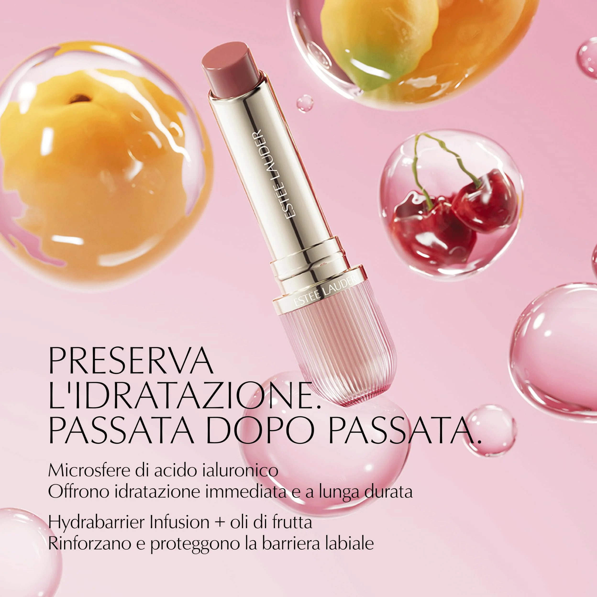 Estée Lauder Futurist HydraPlump Tinted Lip Balm - Balsamo labbra con Acido Ialuronico e colore che si adatta al pH, 2.8g