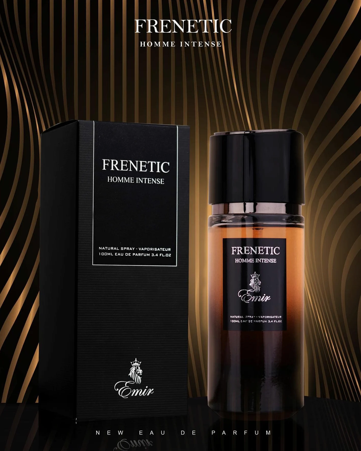Frenetic Emir 80 ml Eau de Parfum Fragranza EDP Paris Corner Perfumes (FRENETIC HOMME INTENSE)