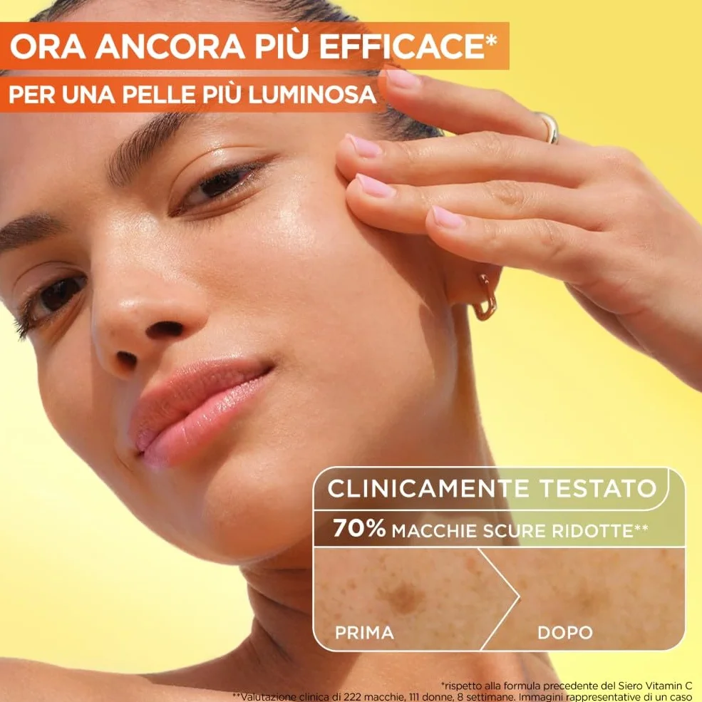 Garnier Siero Viso Vitamina C Anti-Macchie Illuminante Rimpolpante 30ml
