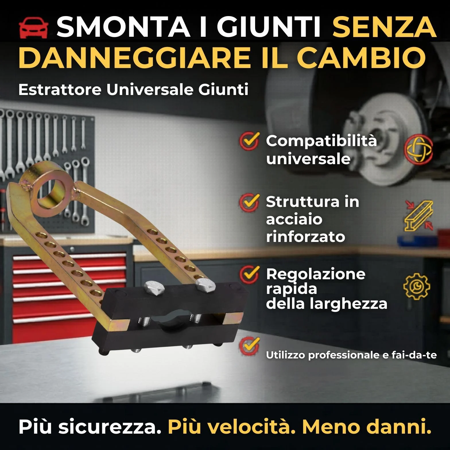 Estrattore Universale per Giunto Omocinetico Auto