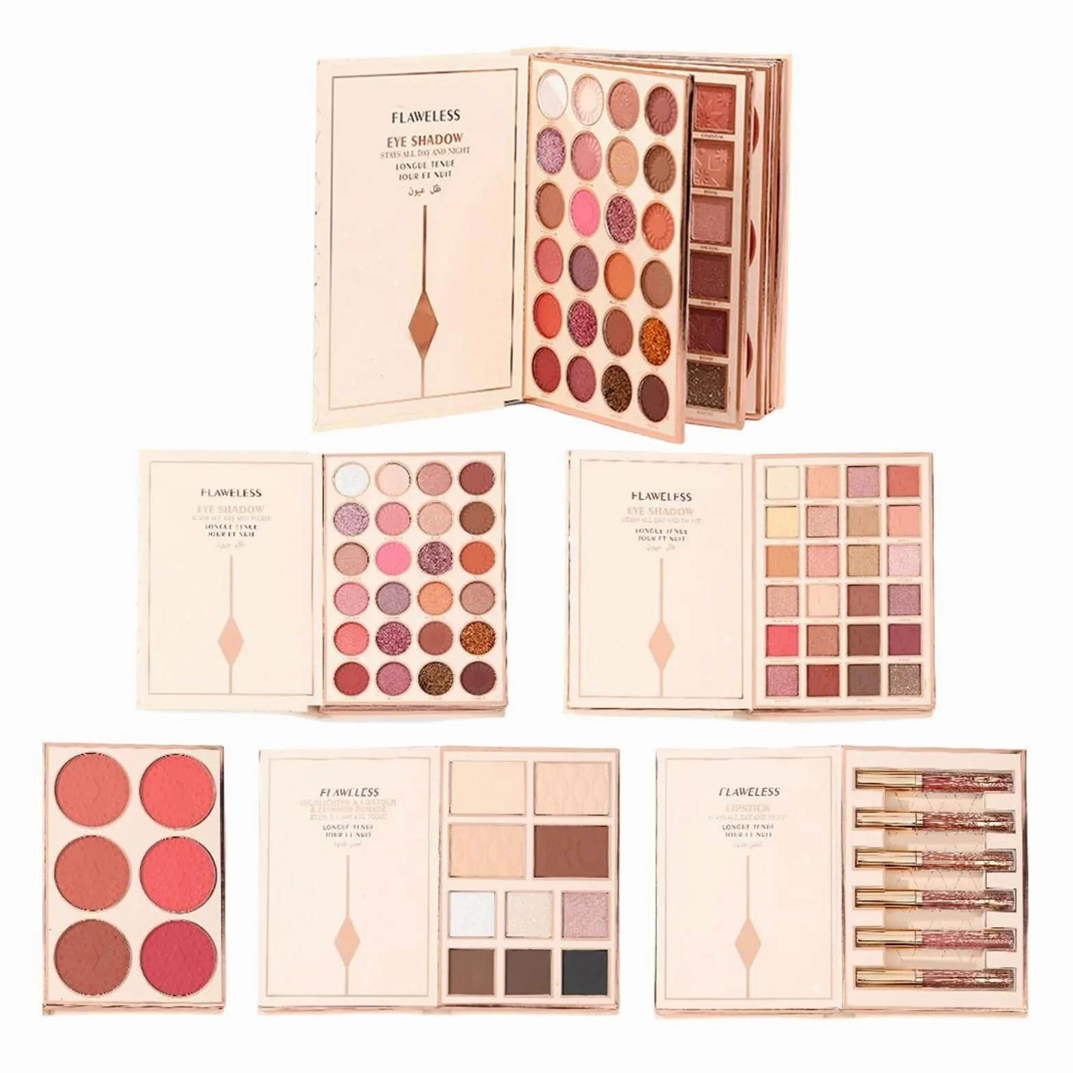 Palette Di Ombretti Per Gli Occhi 48 Colori Effetto Antisfumatura E | Palette Occhi A Forma Di Libro Per Donne Ragazze Halloween Adolescenti Ogni Giorno Feste Viaggio Uso Quotidiano