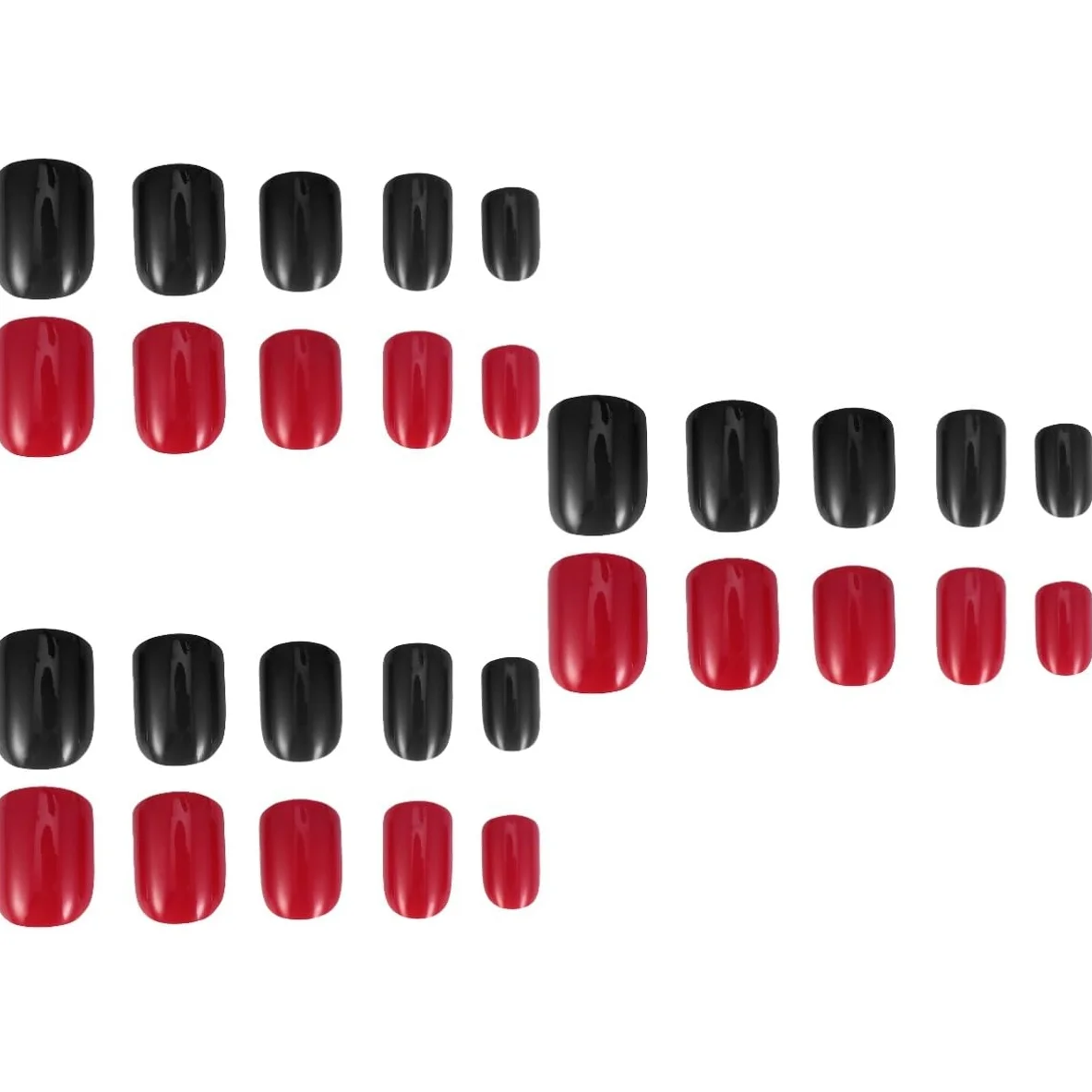FRCOLOR 72pezzi Unghie Adesivi Per Unghie Per Manicure e Speciali Come Matrimonio e