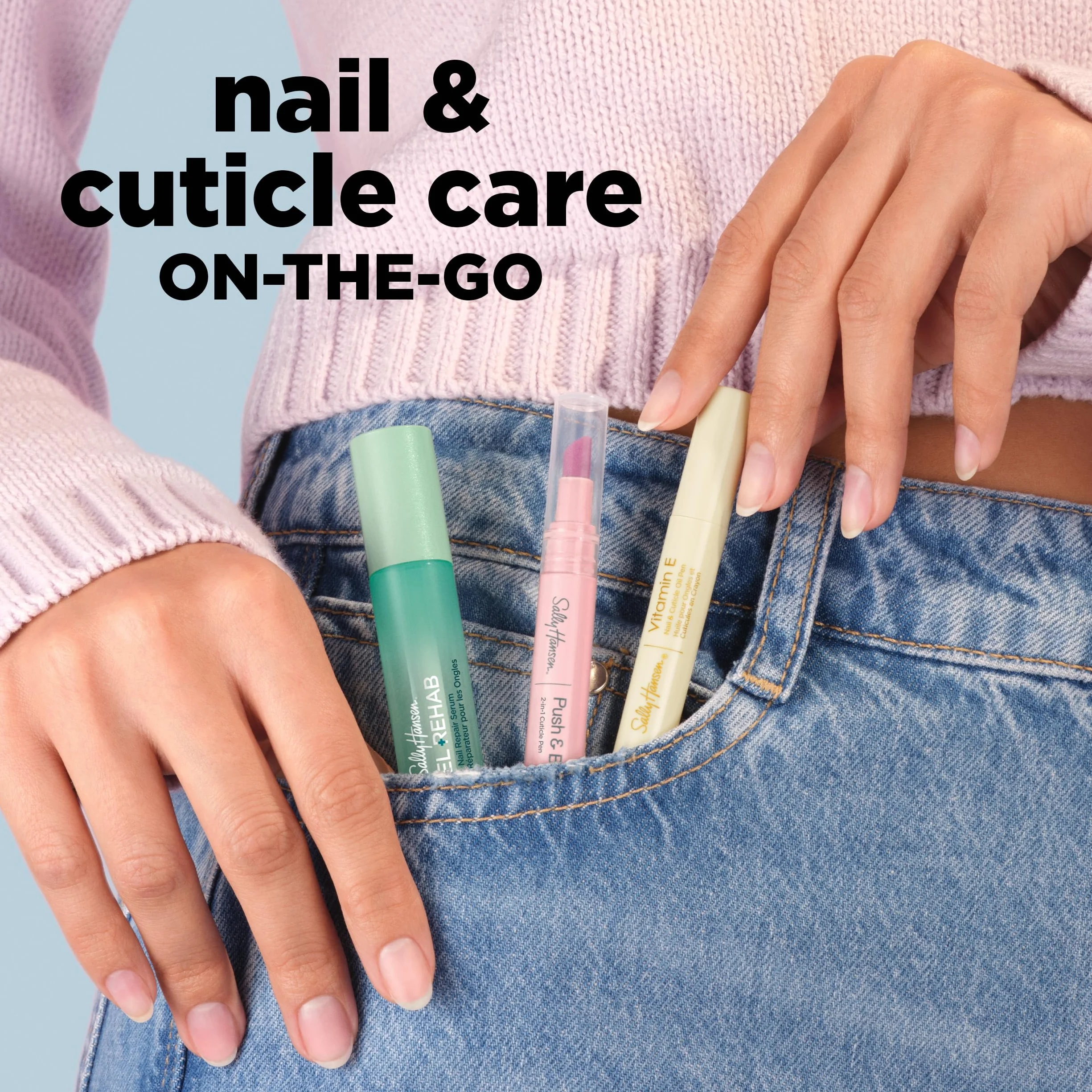 Sally Hansen Vitamin E Nail & Cuticle Oil Pen, Trattamento per unghie, Formato Penna da viaggio per cuticole