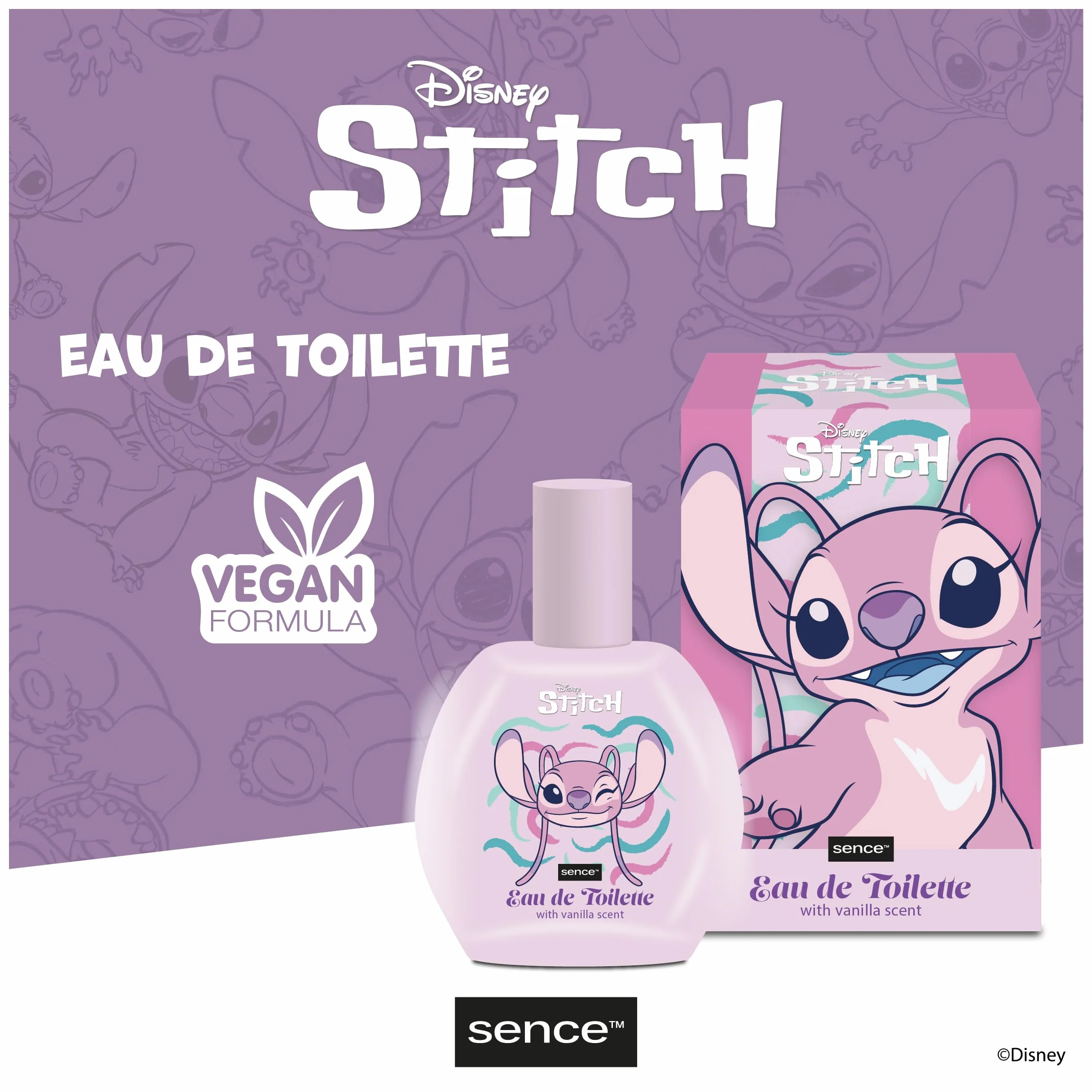 Disney Stitch & Angel Vaniglia EDT Eau de Toilette 100 ml