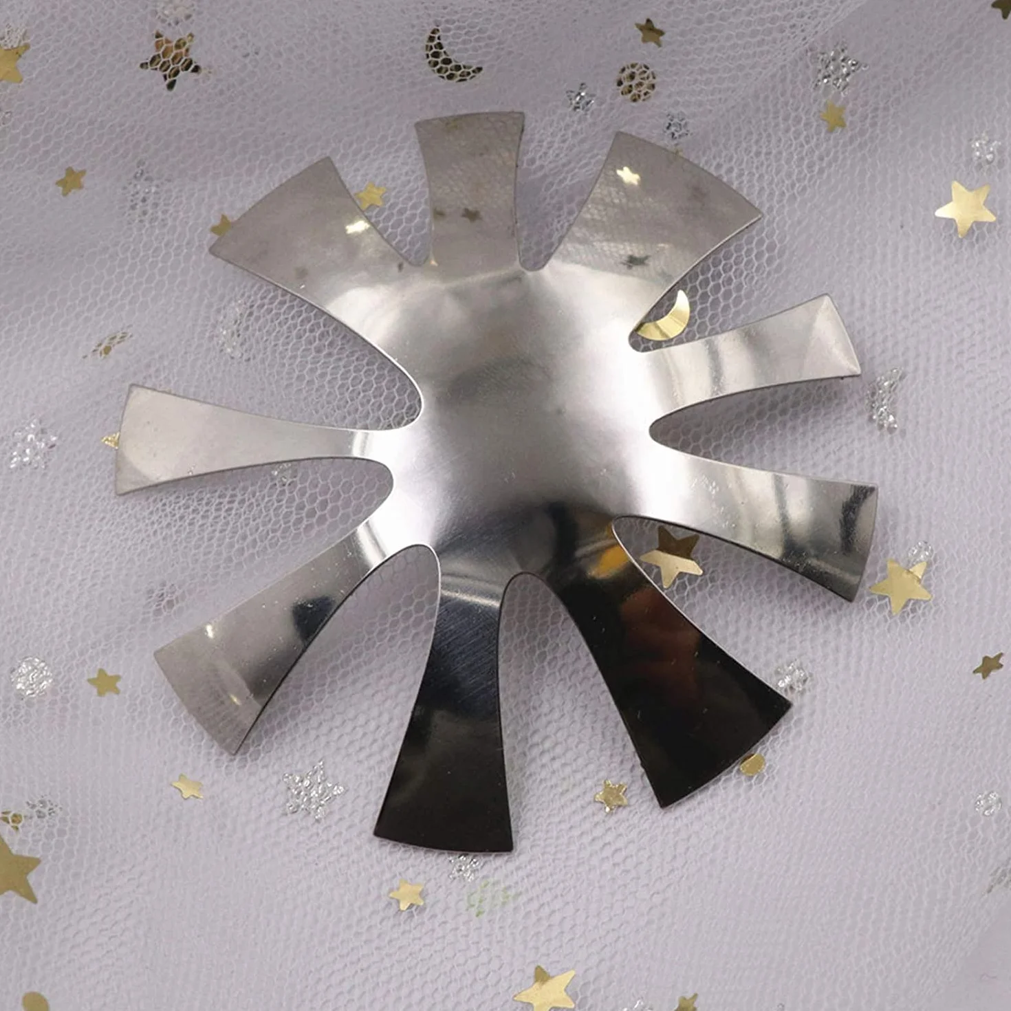 French Manicure Template Nail Cutter Plate in Acciaio Inox Acrilico Clipper Plate for Women