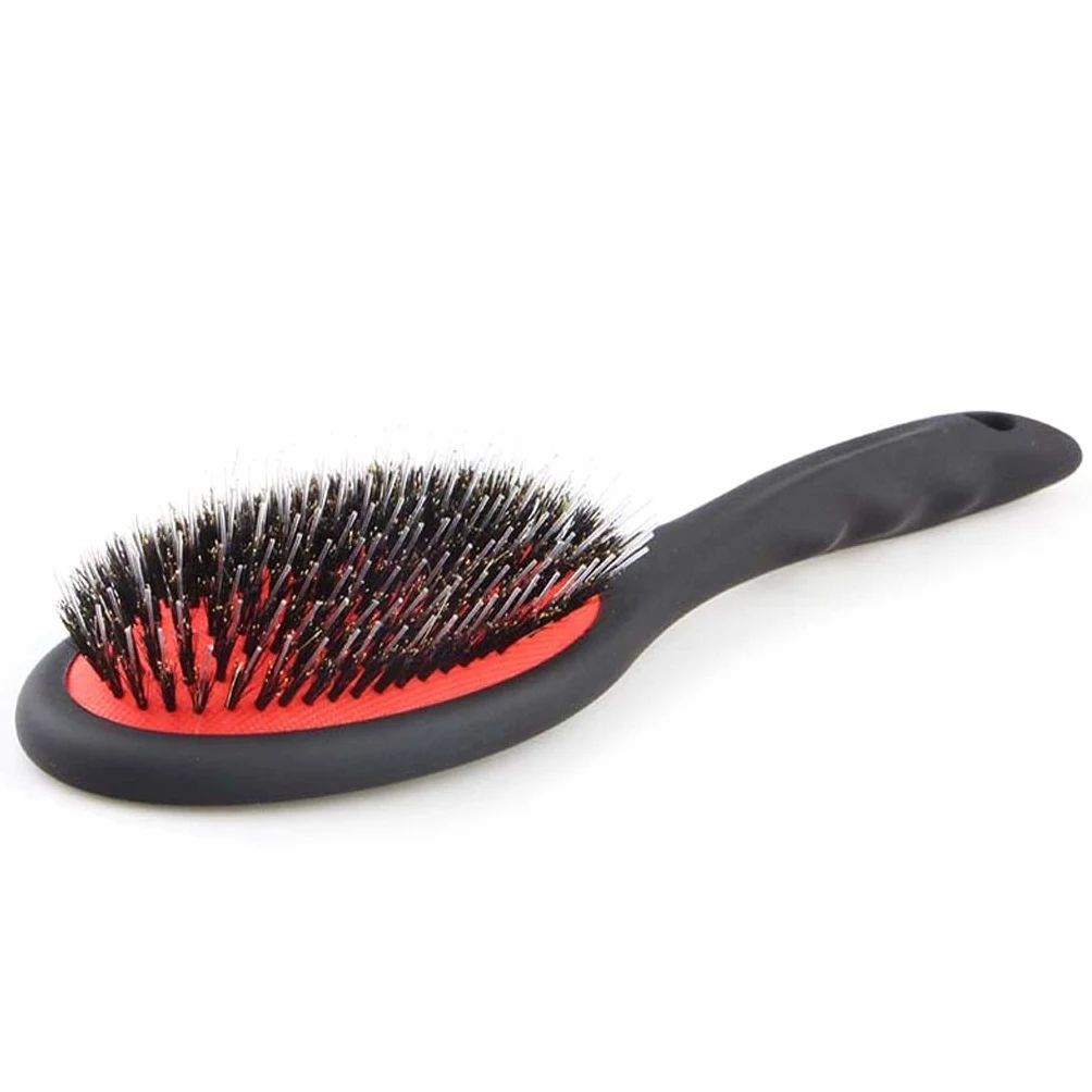 Pettine da Barbiere Pettine for parrucchiere cuscino d'aria addominali La maniglia curva di plastica Il pettine anti-statico del massaggio antistatico è adatto for gli uomini e le donne uso domestico