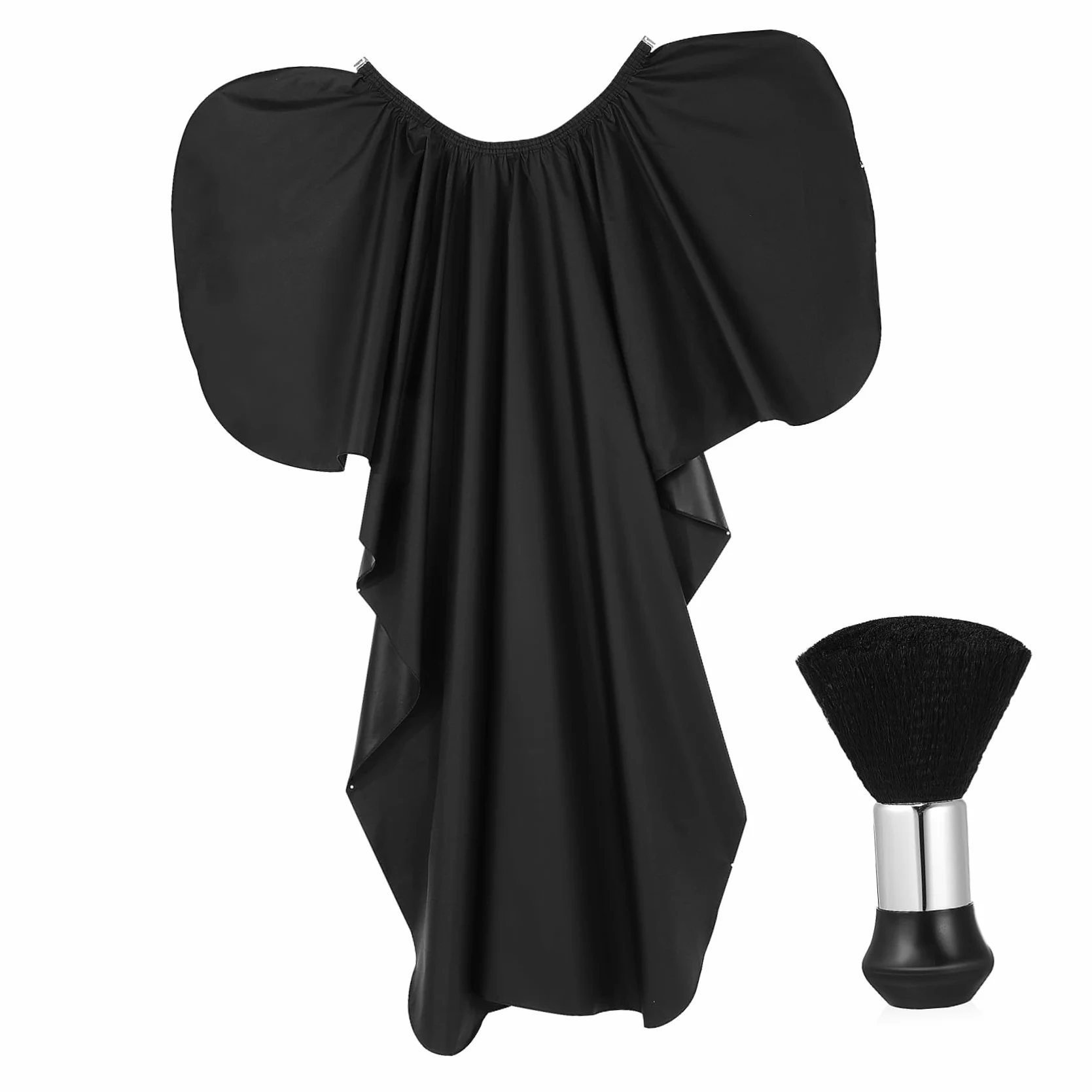 Healeved Parrucchiere Taglio Chioma, Tessuto e Fleece, Collo Ampio, Facile da Pulire, per Salone e Casa