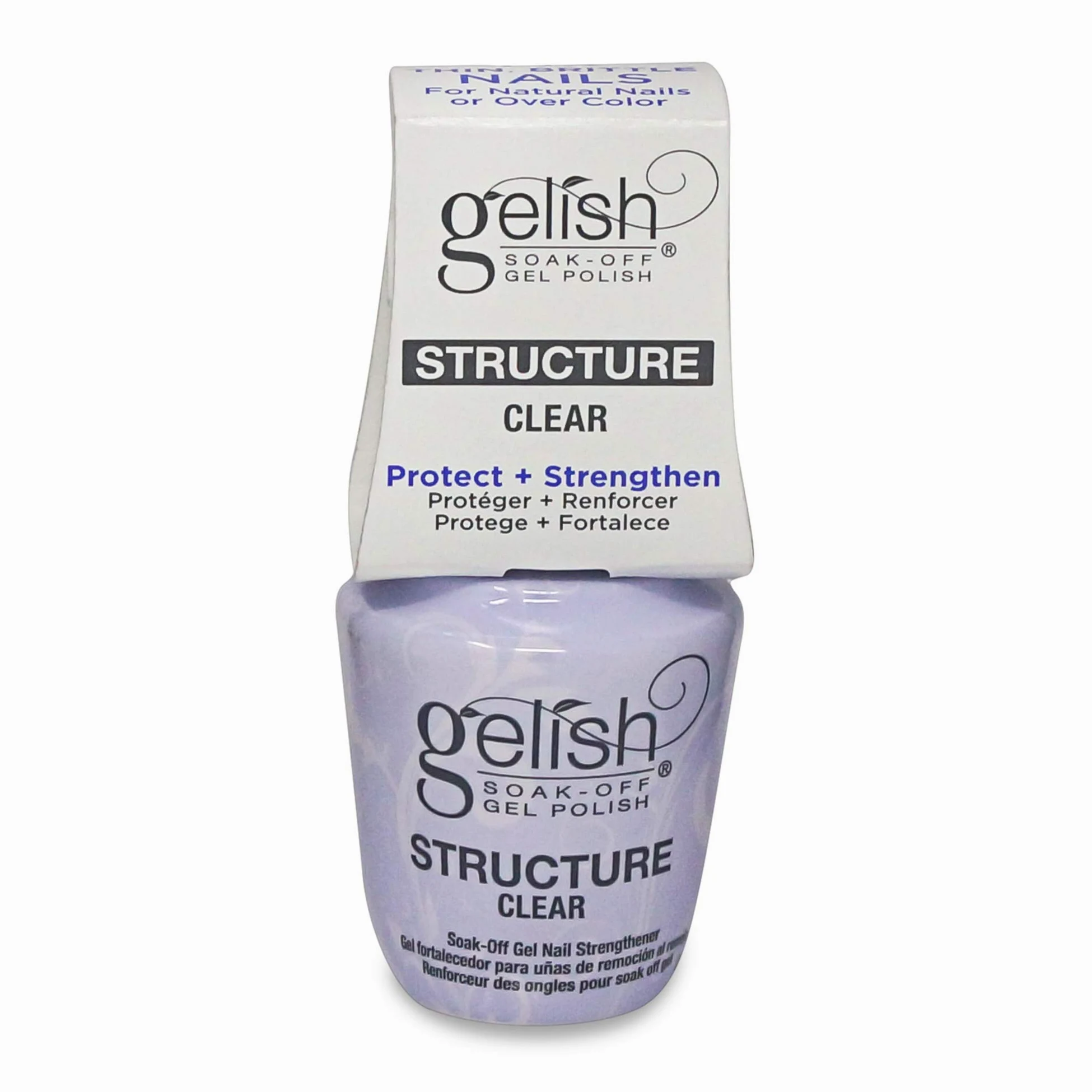 Gelish Soak Off Gel Polish Structure Nail Strengthener Clear 15ml