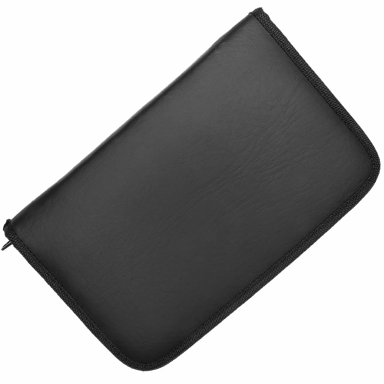 May Astuccio Vuoto per 12 Strumenti da Manicure e Pedicure – Grande Custodia Organizer da Comporre con Cerniera e Interno in Velluto per Cosmetici e Cura delle Unghie