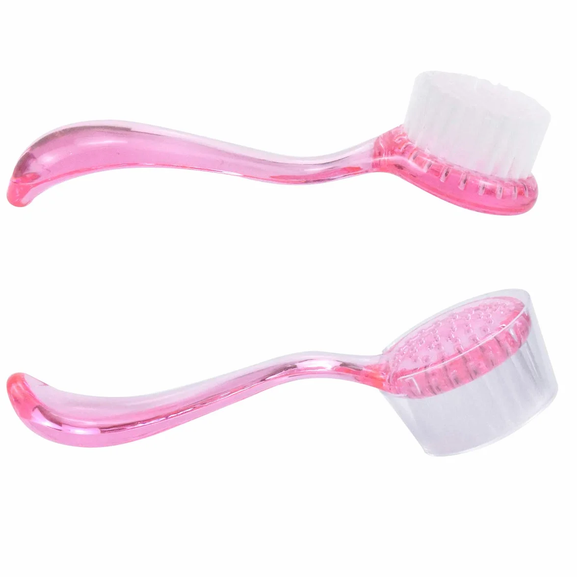 Spazzola per unghie Colorato 4PCS Manico Testa Rotonda Pulizia Lavaggio mani