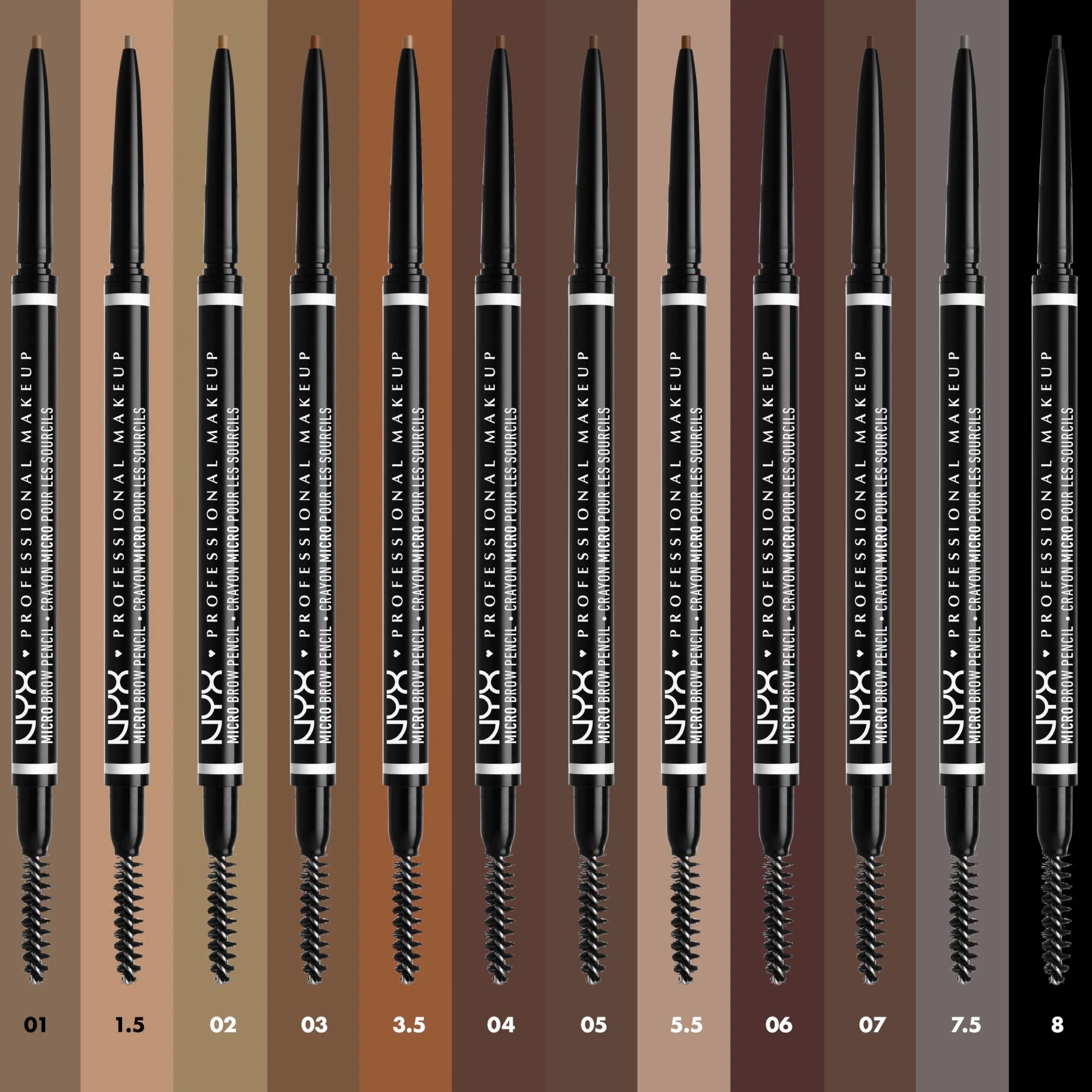 NYX Professional Makeup Micro Brow Pencil, Espresso