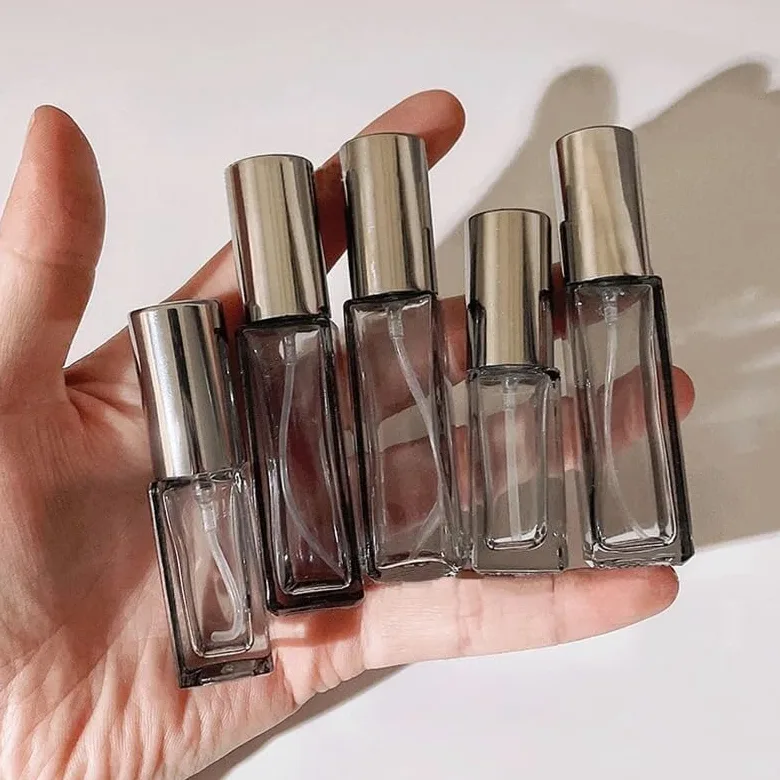 Mini Bottiglie di Profumo da Viaggio, Atomizzatore di Profumo 2 Pezzi Flacone Spray di Profumo 5ml 9ml Atomizzatore di Vetro Vuoto Portatile Fiala di Campione Bottiglia Ricaricabile da Viaggio Ricaric