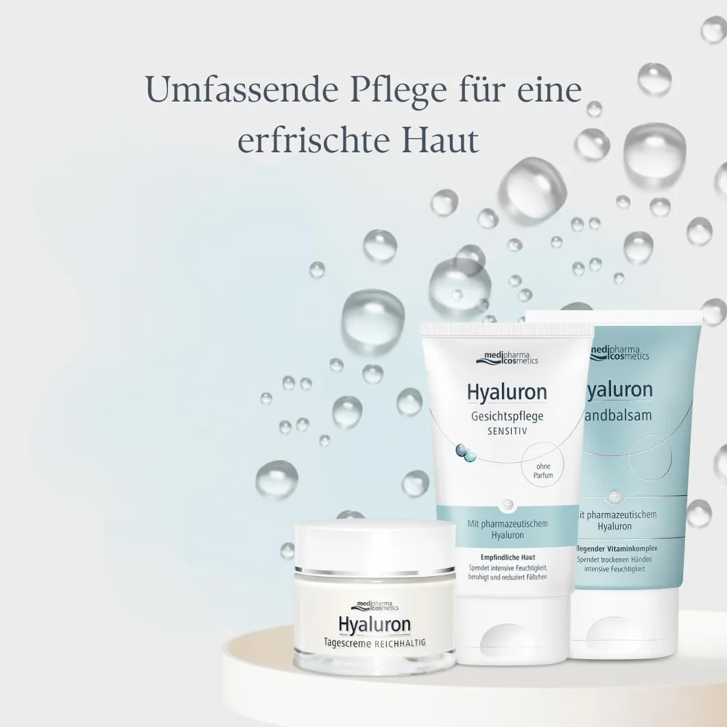 Hyaluron crema mani. Pelle secca e screpolata cuticole unghie. Acido ialuronico, biotina, vitamina A e provitamina B5 idrata la pelle secca di mani e cuticole non unge. Crema Vegana 50ml