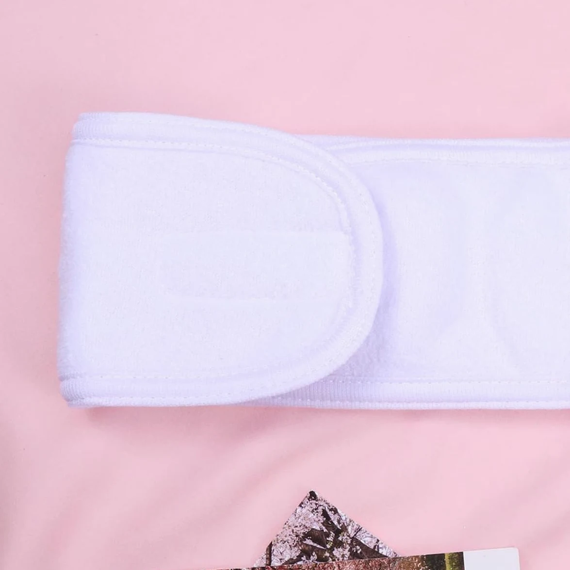 FRCOLOR 12pezzi Fasce Assorbenti Elastiche Per Donna Da Bianche Nere Con Chiusura Strappo Per Makeup Spa e Bagno Comode e Regolabili Per La Pulizia Del Viso e Attività Sportive