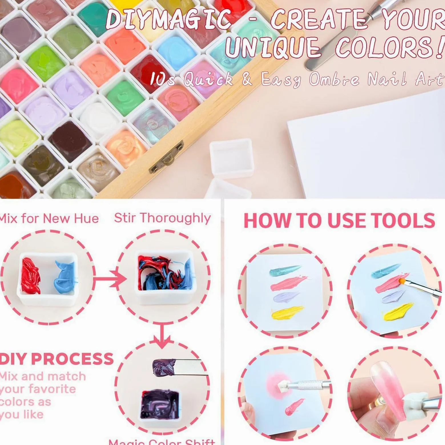Gel Pittura Unghie,Set Manicure 120 ml Facile Principianti - Colori Per Unghie In Gel,Per Manicure A Casa Salone Viaggi Bellezza Compleanni Feste Festa Della Mamma Donne Fidanzata Moglie