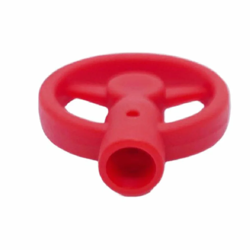 SALPIE Testa di ricambio per Chiave Antifurto Block Shaft Portachiavi PVC Rosso