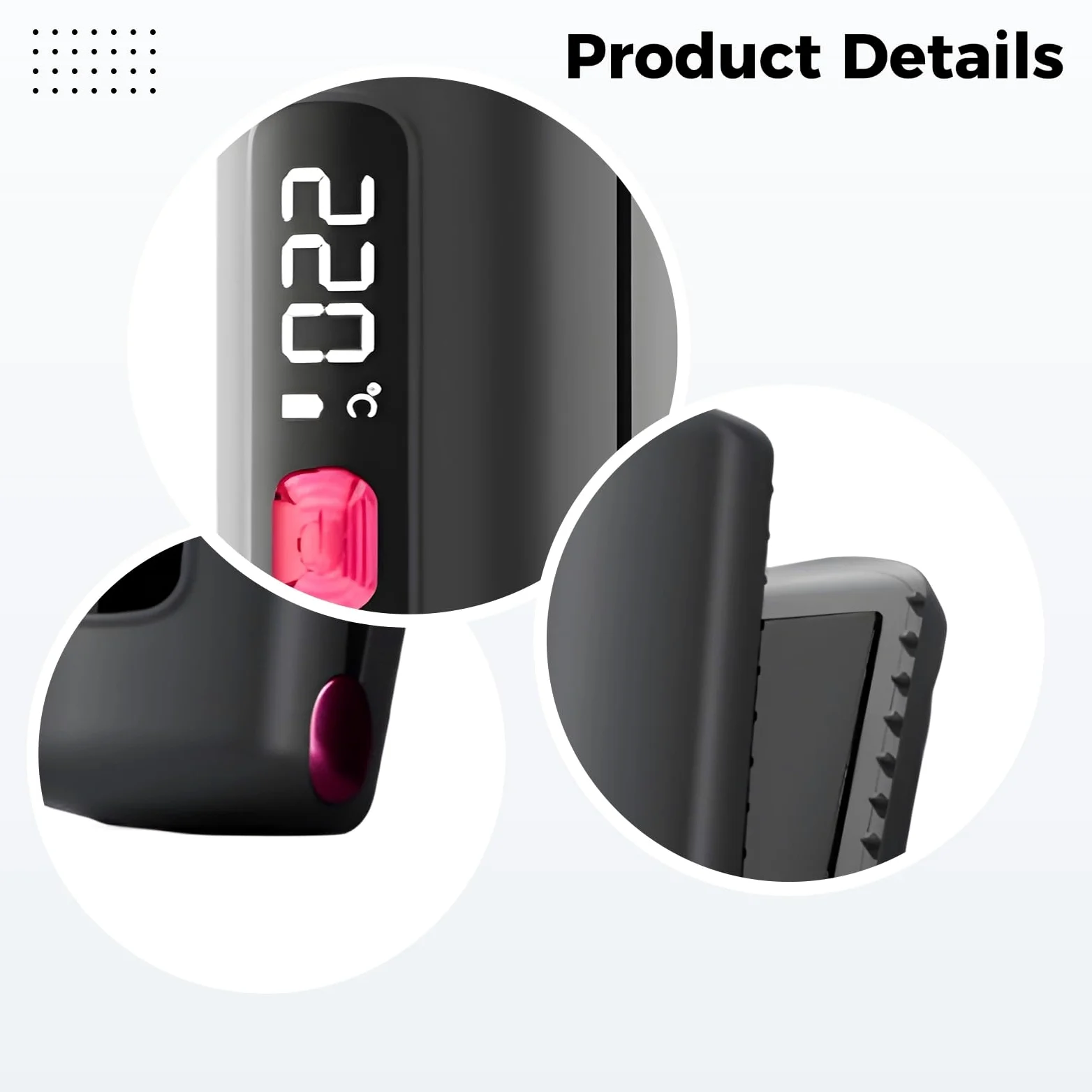 Piastra per capelli senza fili, 2 in 1, mini piastra portatile per lisciare e arricciare, 6 impostazioni di temperatura, batteria da 4500 mAh, ricaricabile tramite USB C, display LCD, rivestimento in