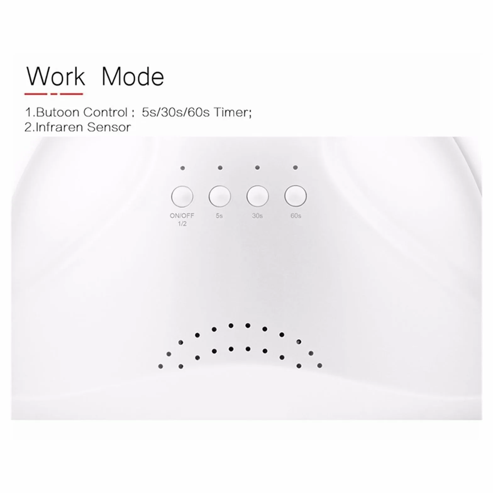 Lampada Unghie, Lampada UV for unghie a LED 48W Lampe for unghie professionale LED Manicure Lampada UV for unghie for gel UV Sensore a infrarossi for macchina for unghie con gel a LED per Manicure/Ped
