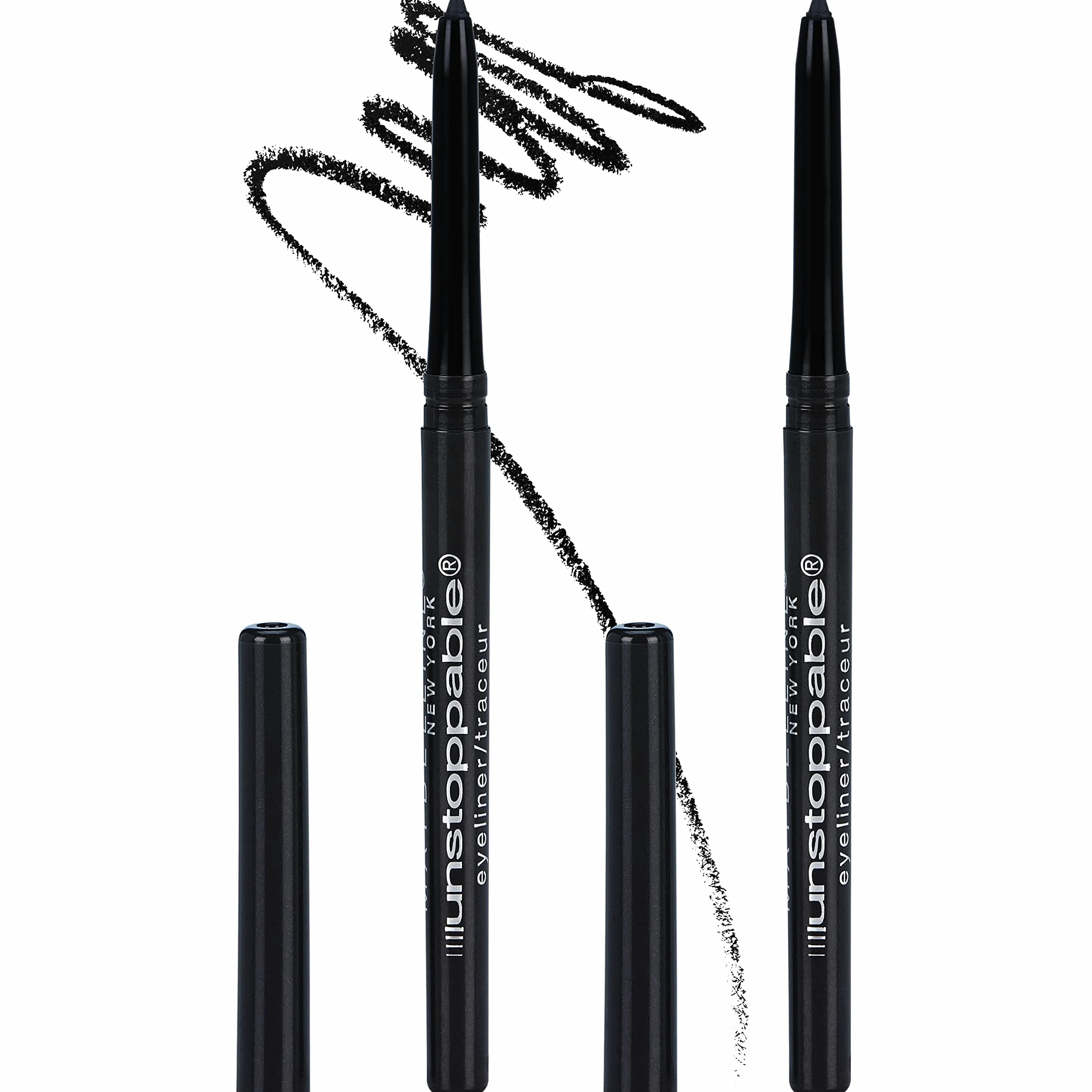 Maybelline Unstoppable Eyeliner, Onyx, 2 COUNT