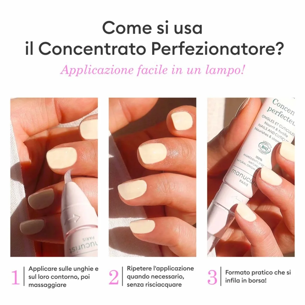 Manucurist Concentrato Perfezionatore - Penna per la Cura delle Unghie e Cuticole - Nutriente, Fortificante - Trattamento Rinforzante Unghie Danneggiate, Striate - Idee Regalo Donna