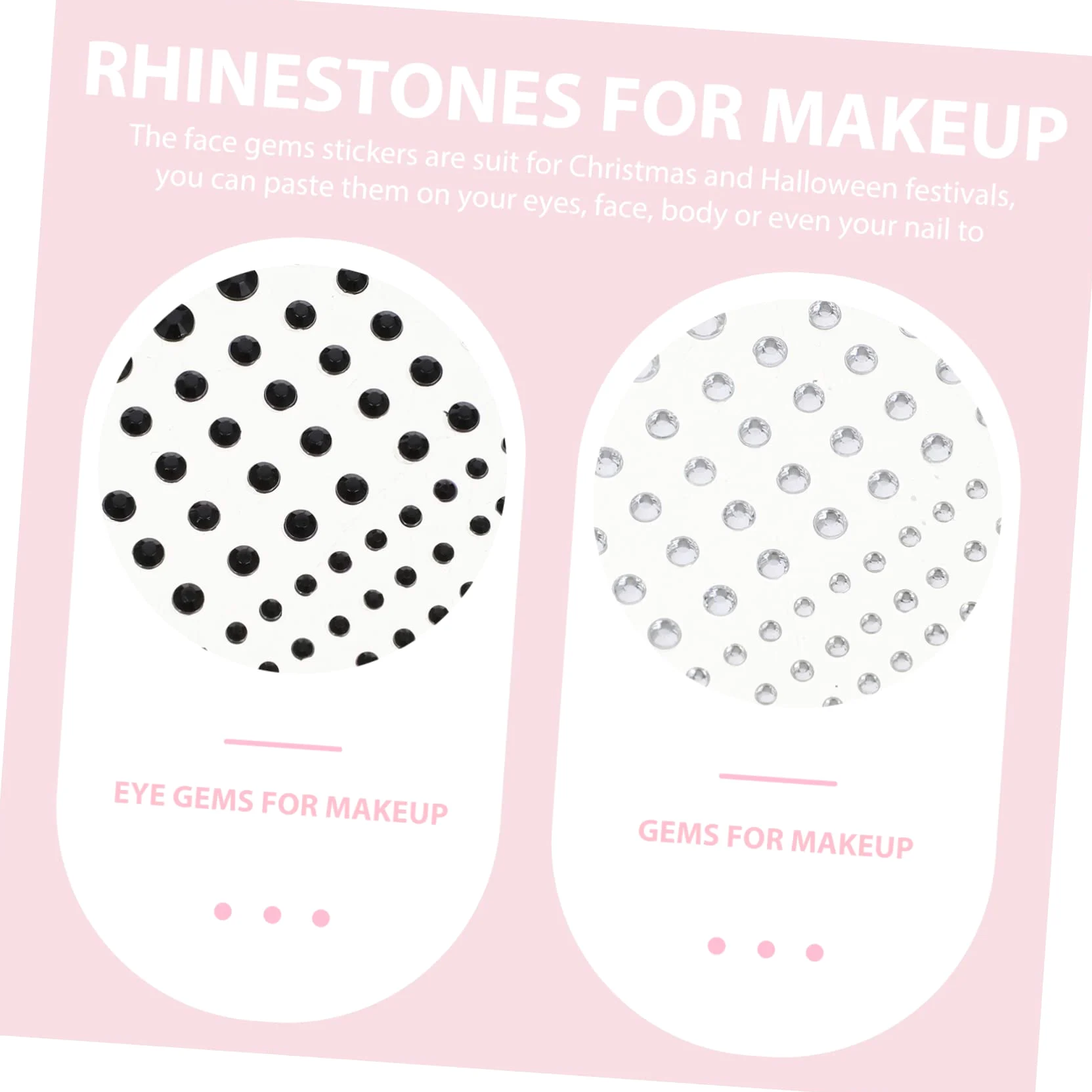 Beavorty 24fogli Adesivi Per Viso Brillantini Acrilico Shiny Di Gemme Per Trucco Vari Colori Impermeabili e Facili Da Applicare Per Feste Matrimonio e Carnevale