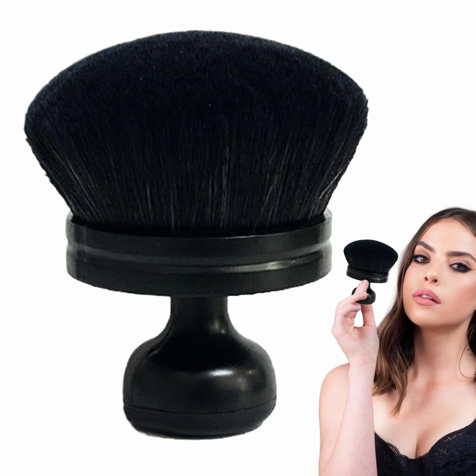 Spazzola per il trucco del corpo per gambe, spazzola per il corpo per autoabbronzante, copertura extra accessori per il trucco per schiena e gambe per la miscelazione della protezione solare
