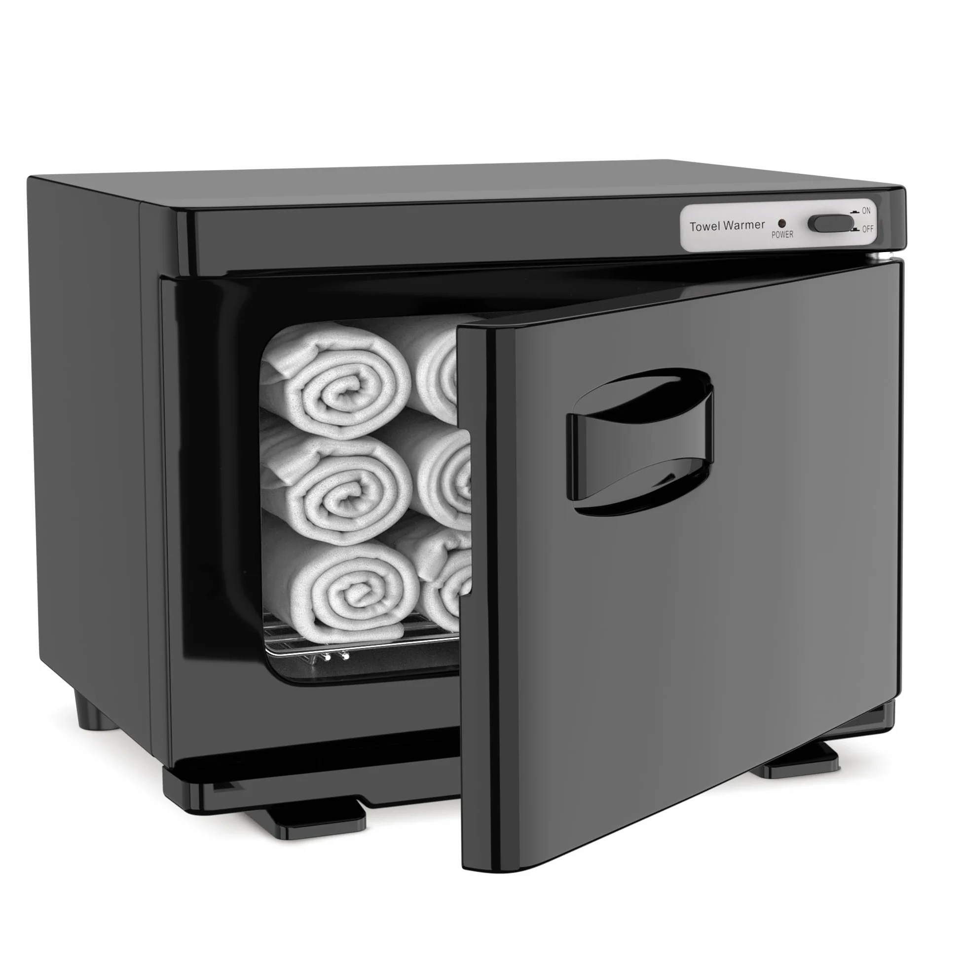 Scaldasalviette professionale da 8 l, colore nero, per spa, salone di bellezza, barbiere e uso domestico
