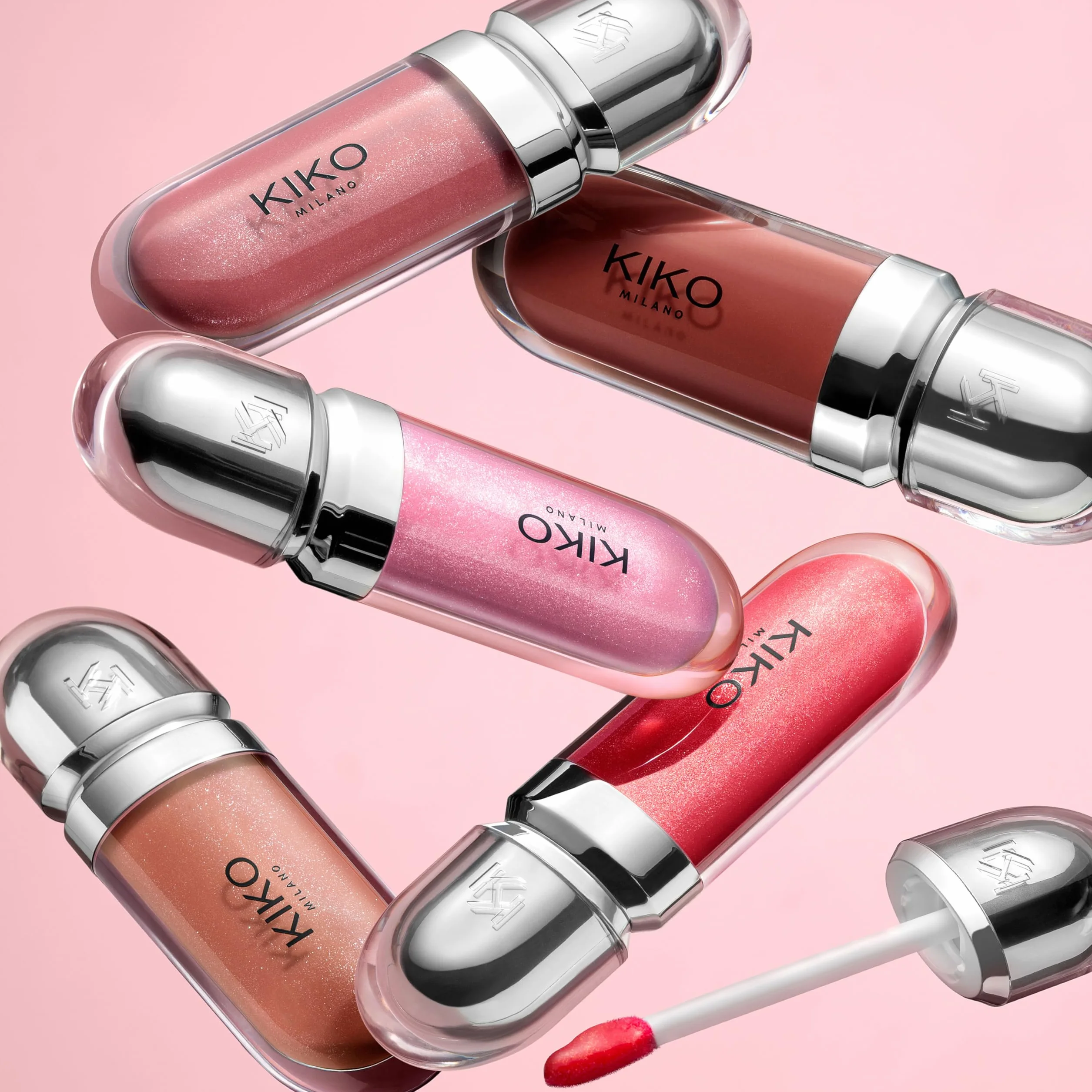 KIKO Milano 3D Hydra Lipgloss 17 | Lucidalabbra Effetto 3D Idratante e Volumizzante, Gloss Labbra Luminoso con Finish Brillante e Comfort Estremo