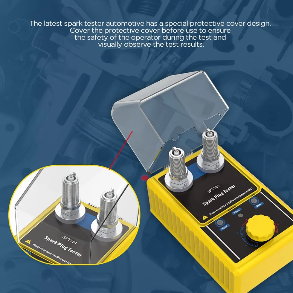 Candela Tester a Doppio Foro Accensione Strumento 0-6000 giri/min 110 V 12 V